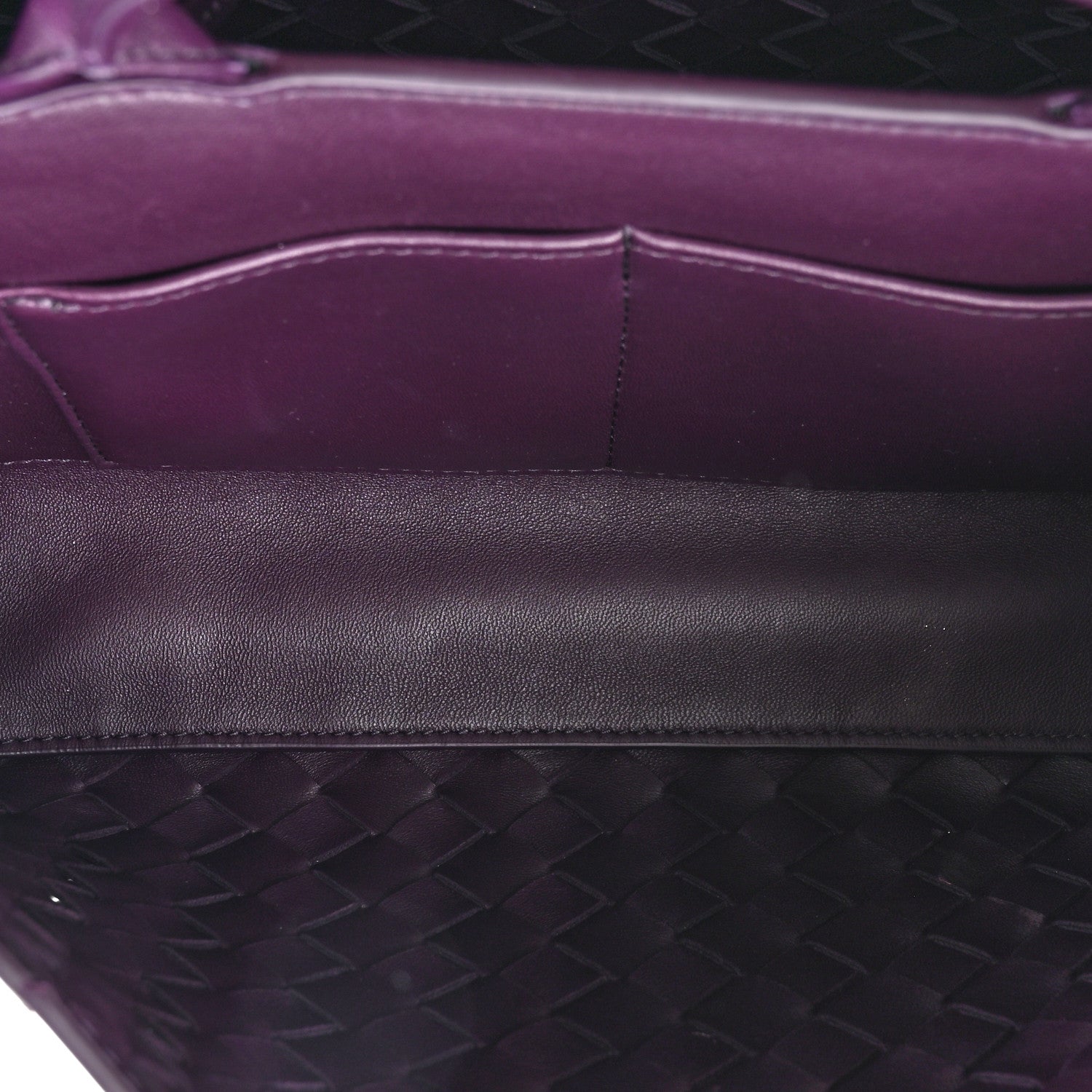 Bottega Veneta Nappa Intrecciato Small East West Andiamo Shoulder Bag Dark Mystic 5 of 10