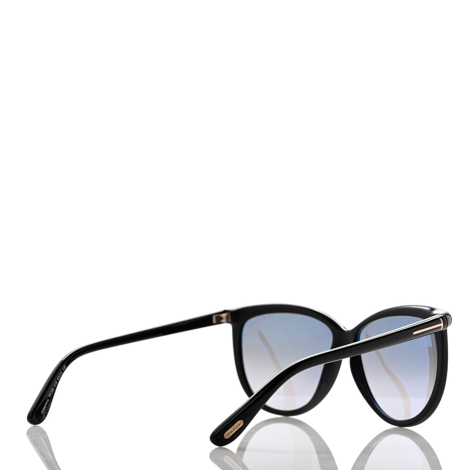 Tom Ford Josephine Sunglasses TF296 Black 4 of 8