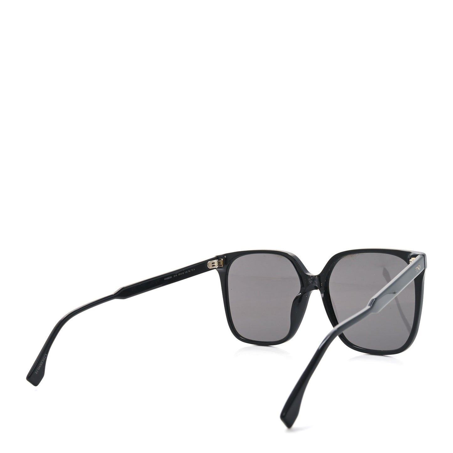 Acetate Square Sunglasses FE40030I Black