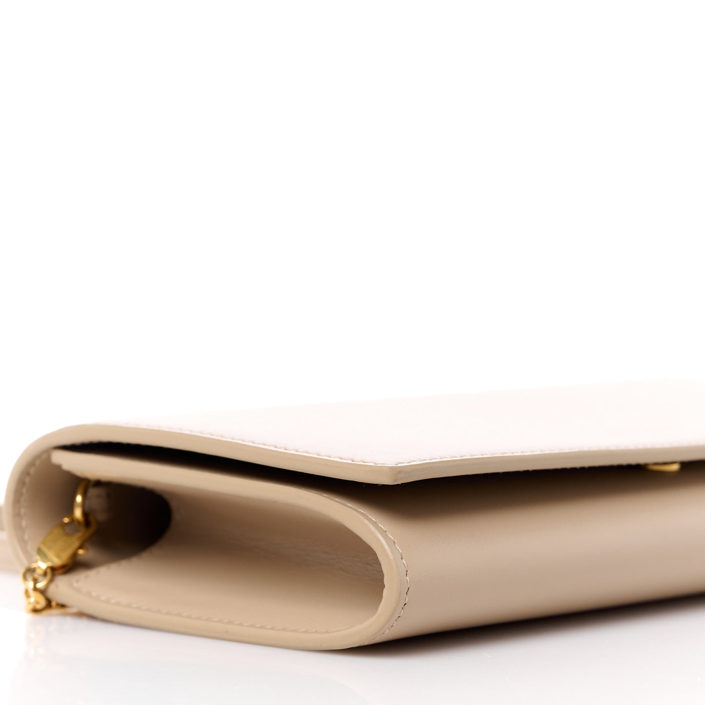 Smooth Calfskin Mini Paris Bag Dark Beige
