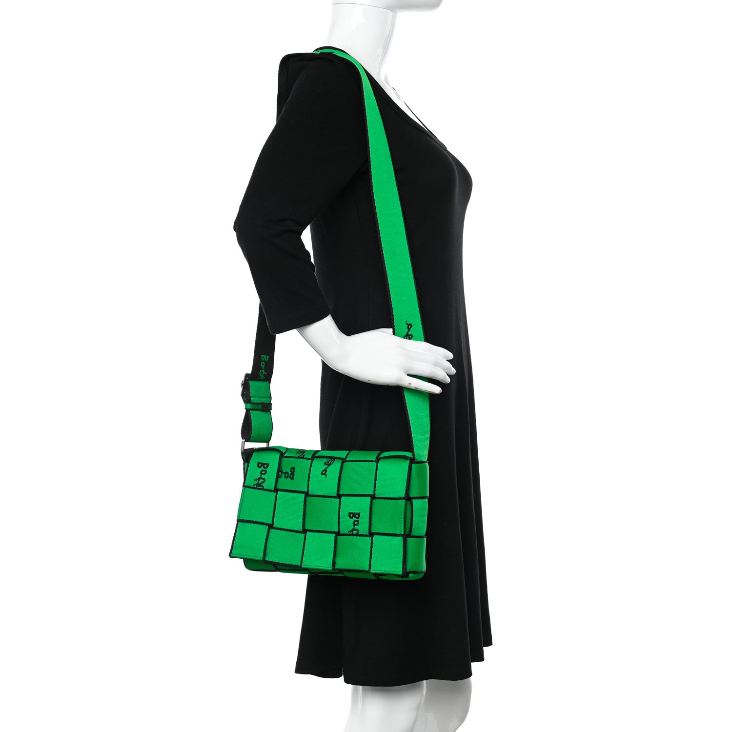 Bottega Veneta Webbing Maxi Intrecciato Cassette Crossbody Bag Parakeet 2 of 8