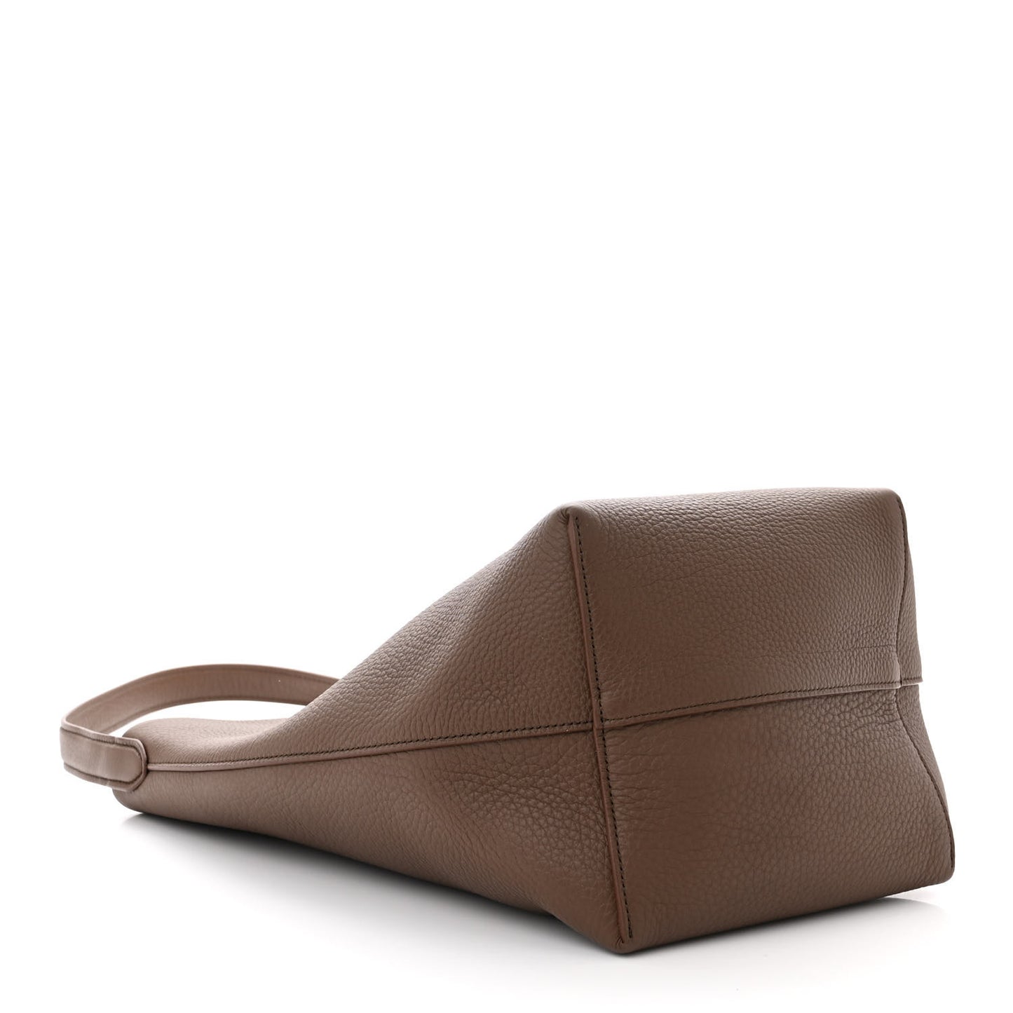 Grained Calfskin Medium N/S Park Tote Brown