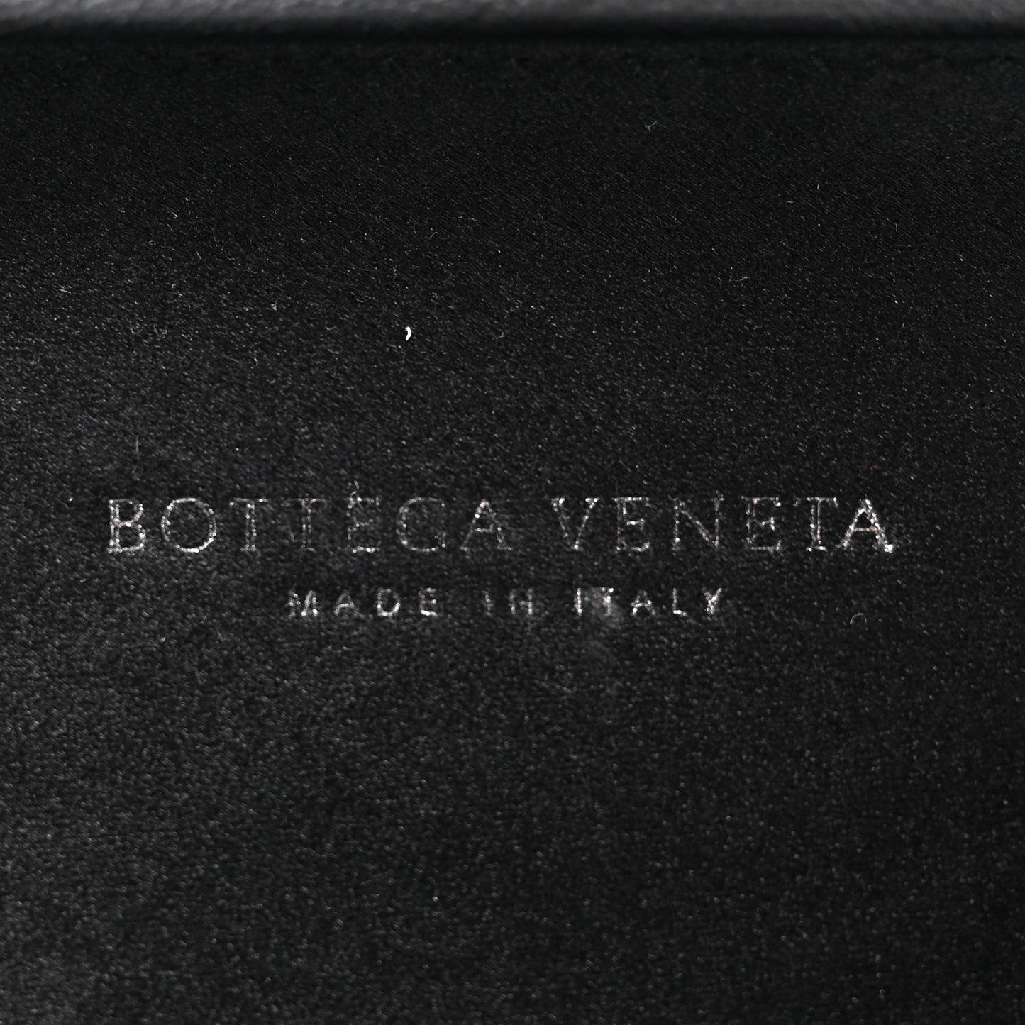 Satin Intreccio Impero Knot Clutch Black