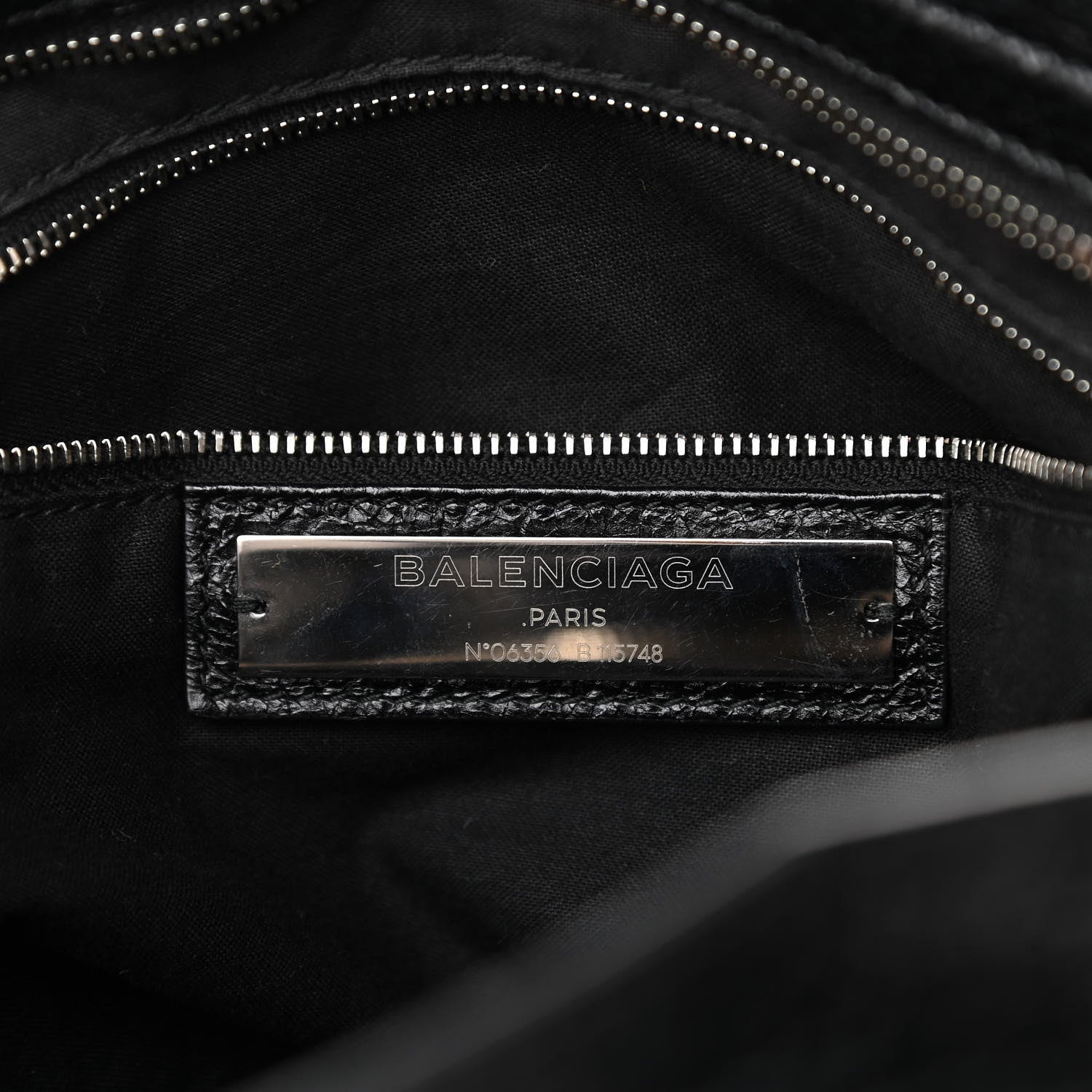 Balenciaga Agneau Classic Silver Hardware City Black 6 of 10