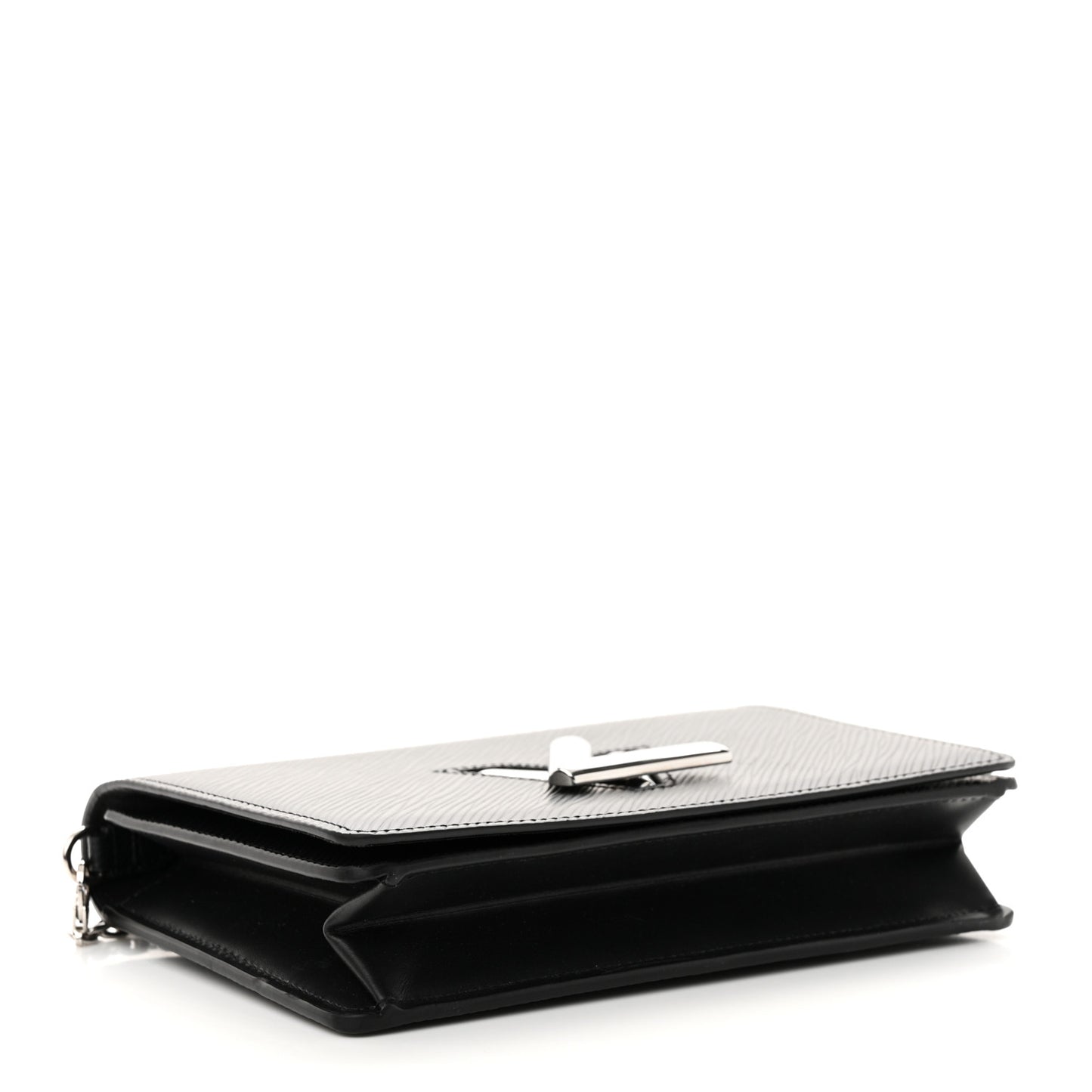 Epi Twist Belt Chain Wallet Black