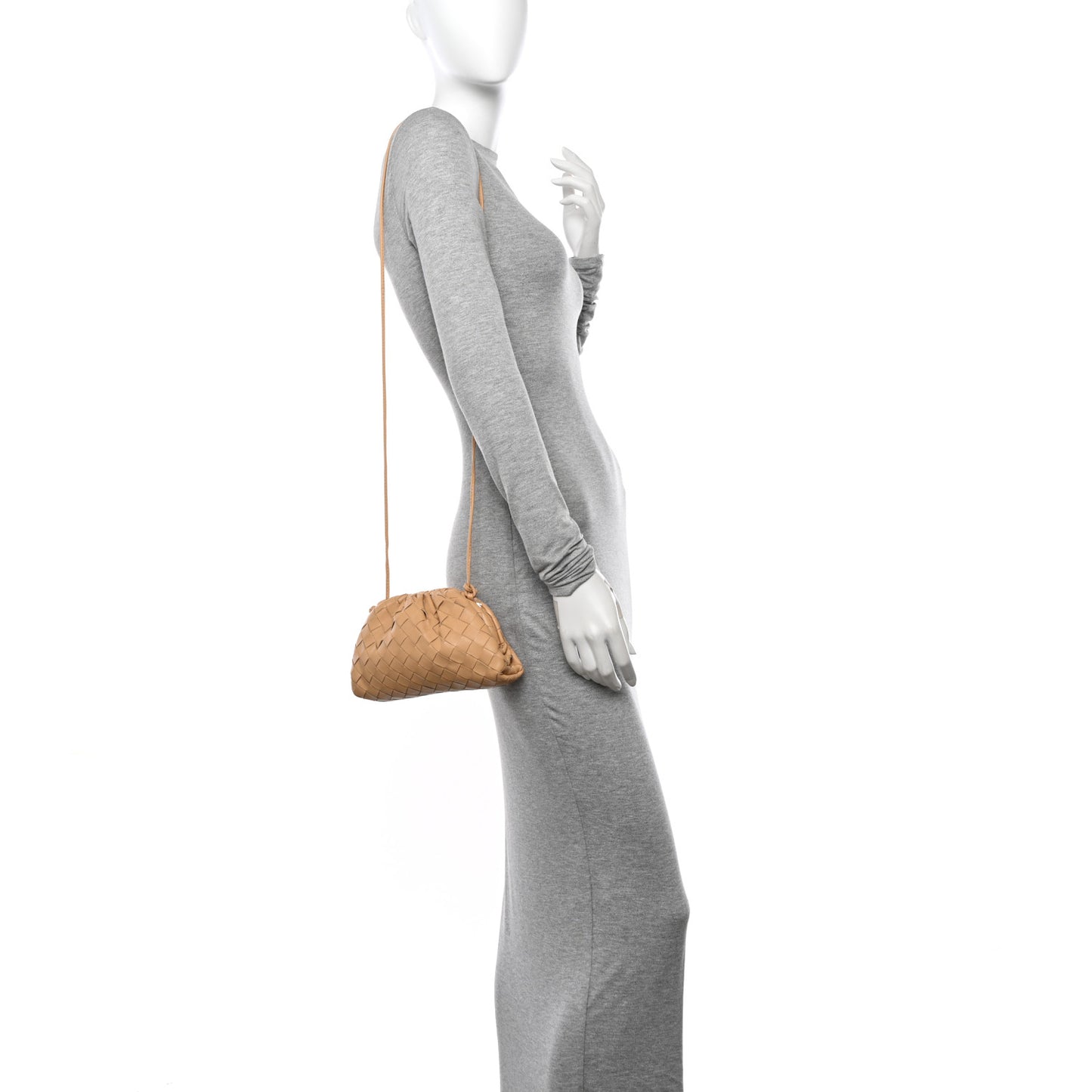 Nappa Intrecciato The Mini Pouch Almond