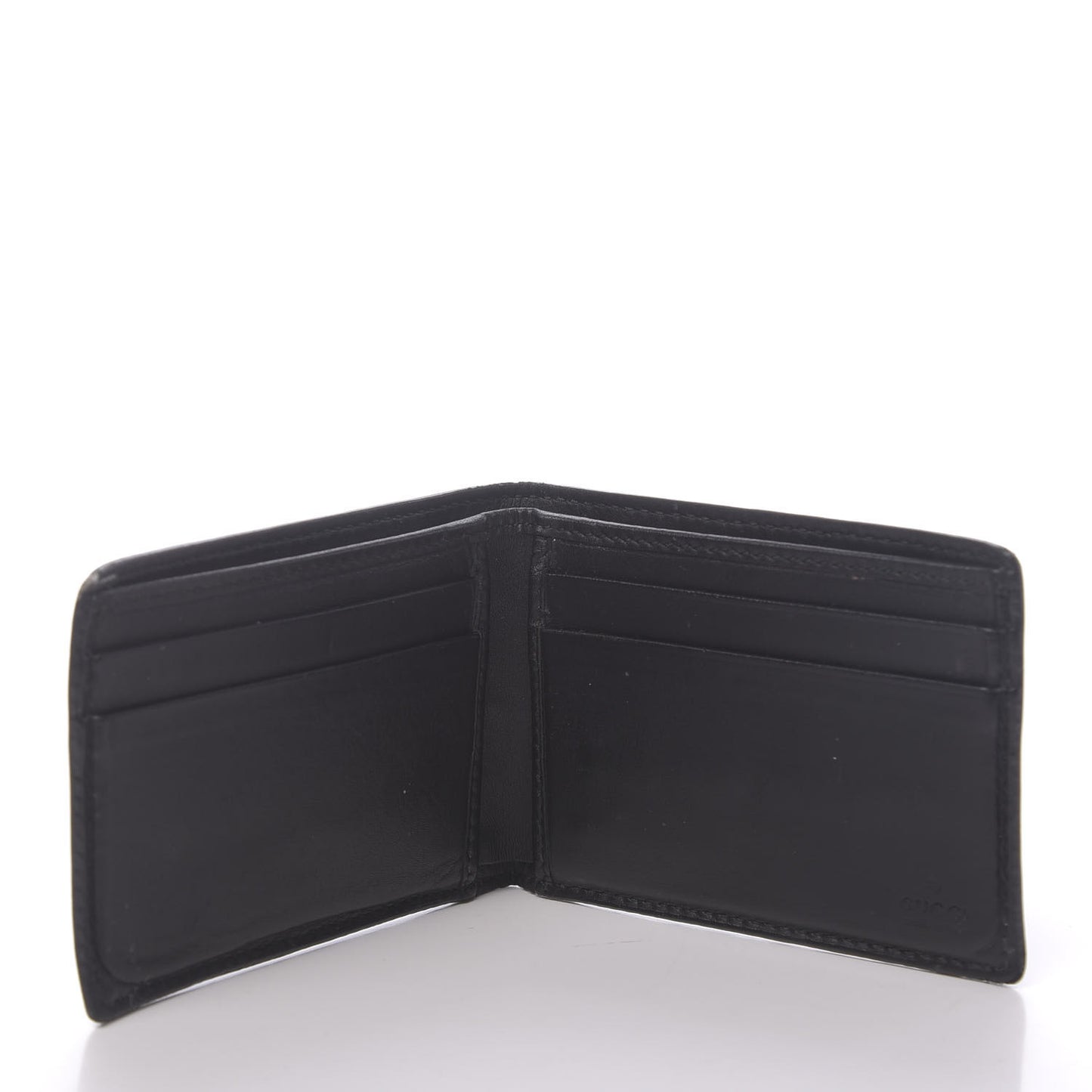 GG Supreme Monogram Kingsnake Bi-Fold Wallet Black