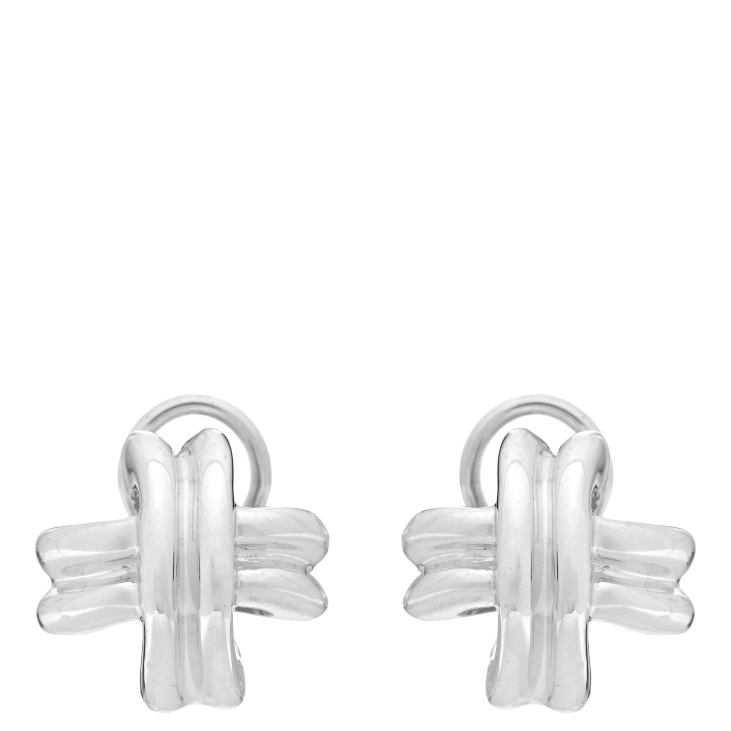 Sterling Silver Signature X Earrings