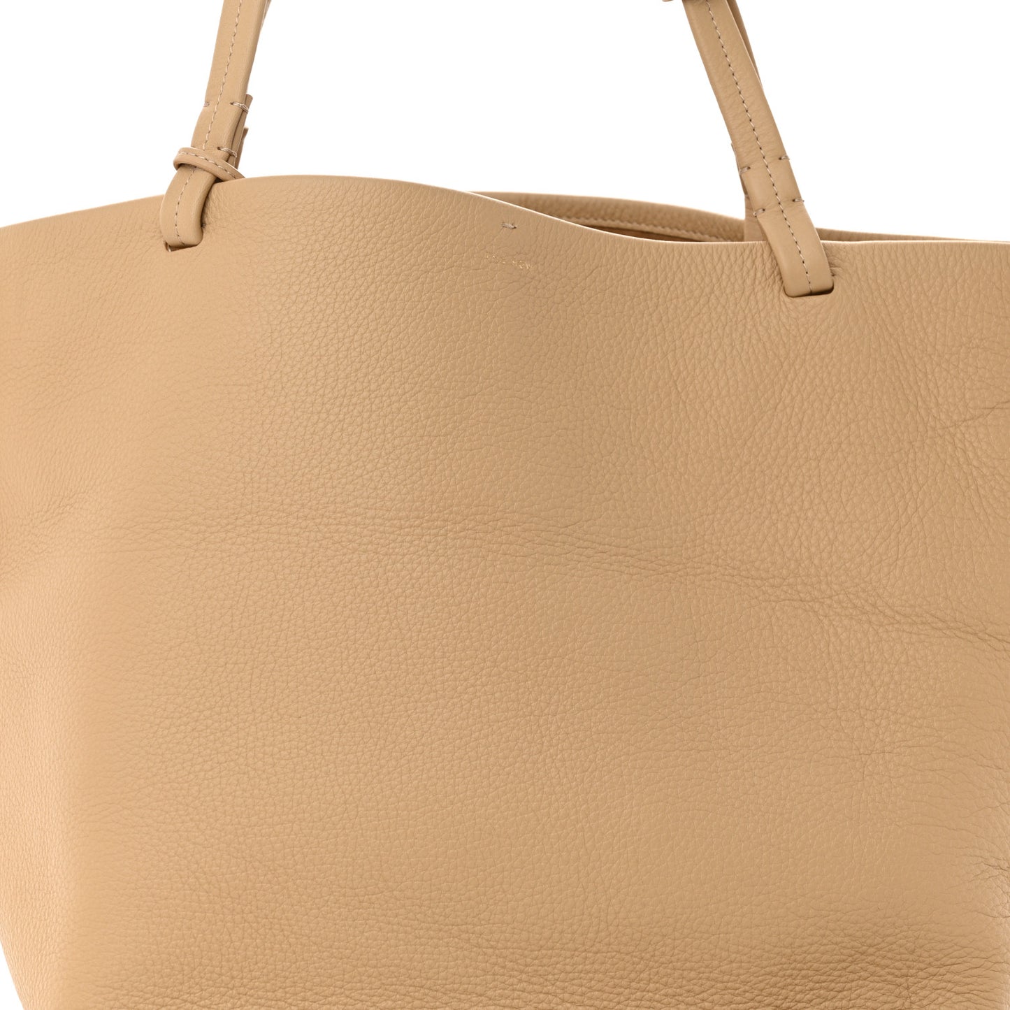 Grained Calfskin Park Tote Three Beige