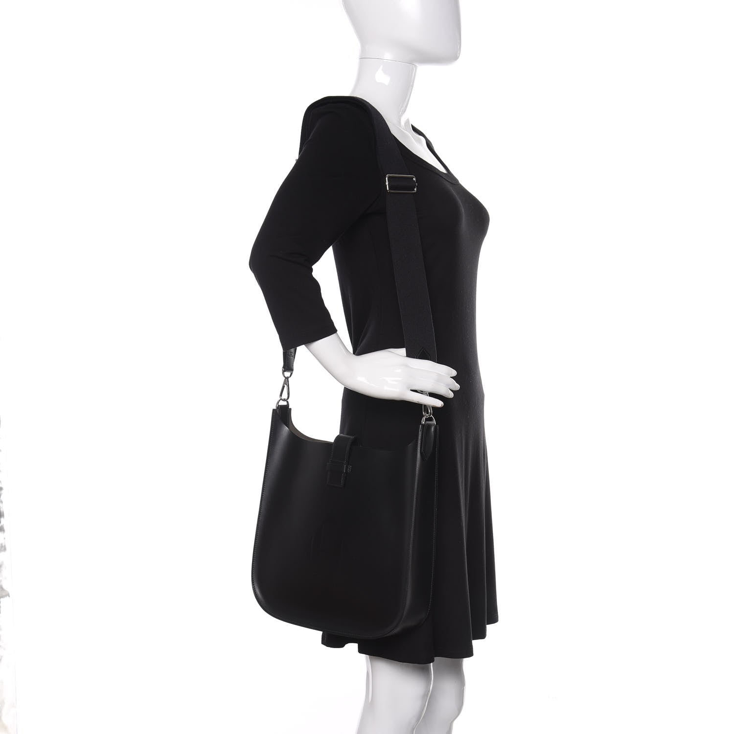 Hermes Vache Hunter Evelyne Sellier 29 PM Black 2 of 8