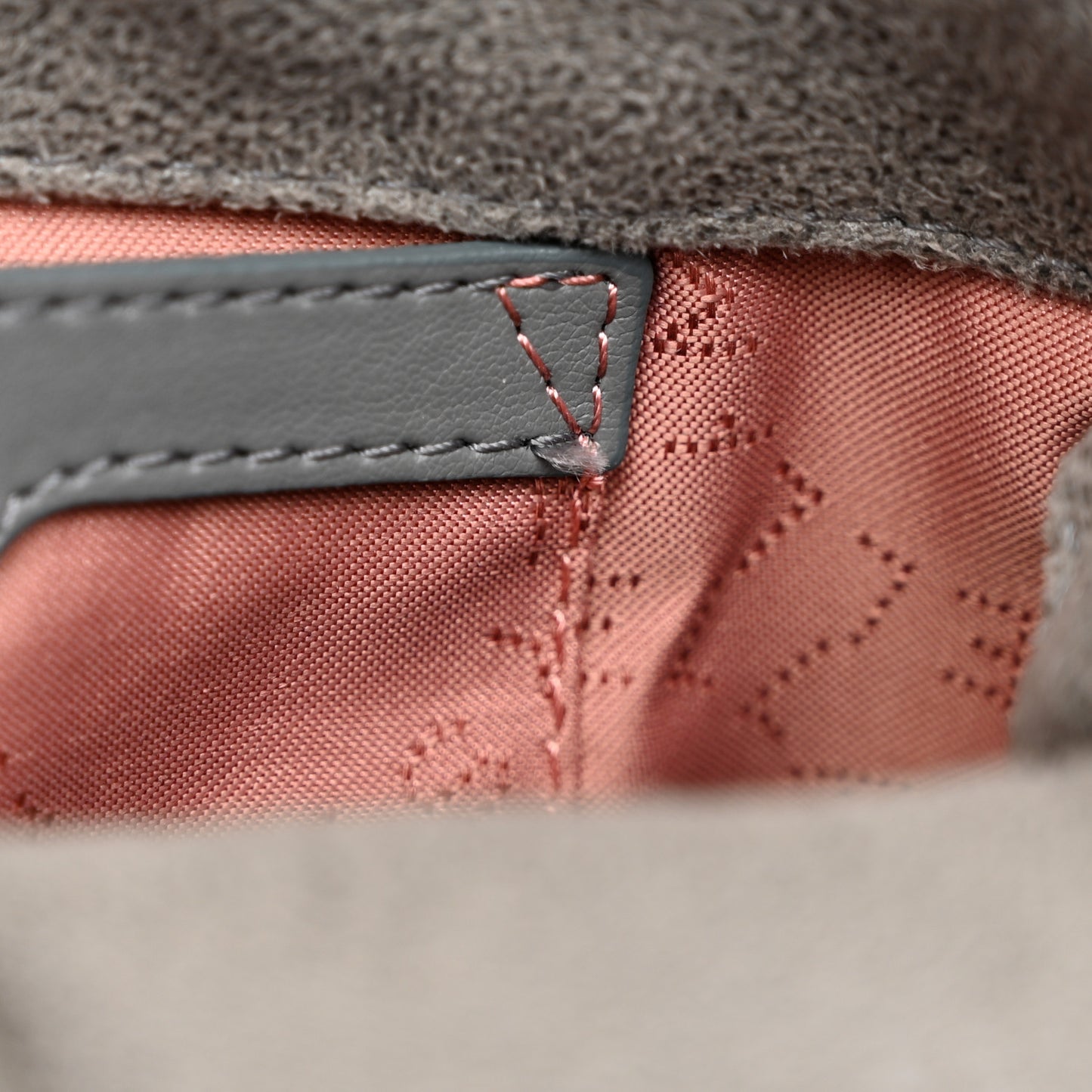 Shaggy Deer Quilted Mini Falabella Grey