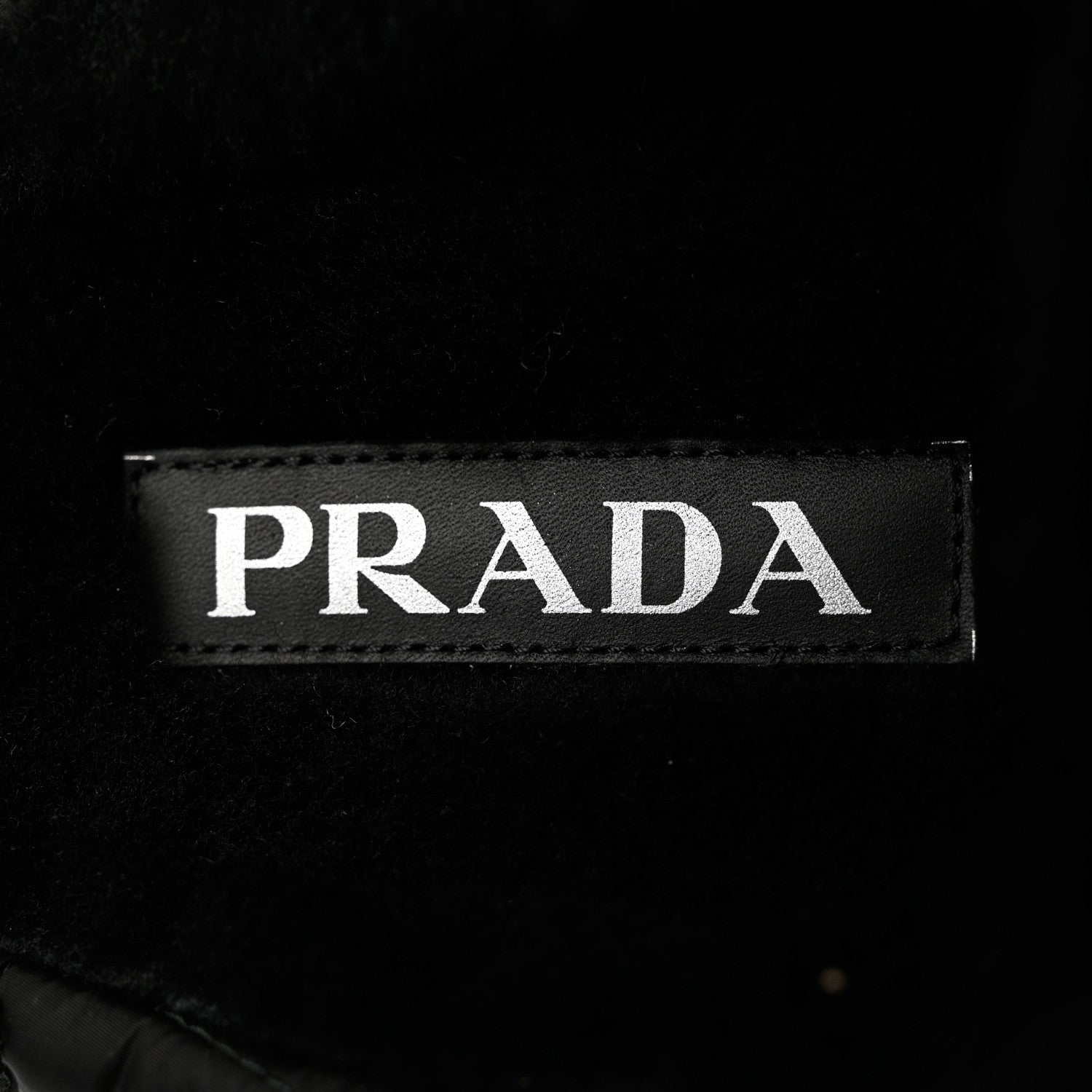 Prada Re-Nylon Piuma Triangle Logo Padded Drawcord Rush 20mm Slippers 39.5 Black 6 of 8