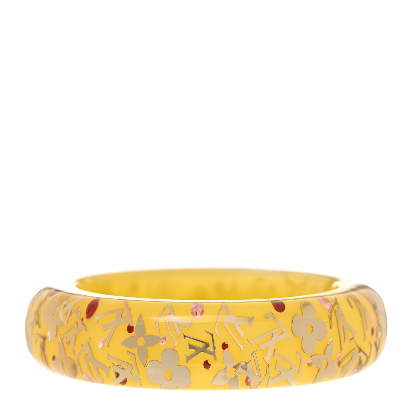 Resin Swarovski Medium Inclusion Bracelet GM Yellow