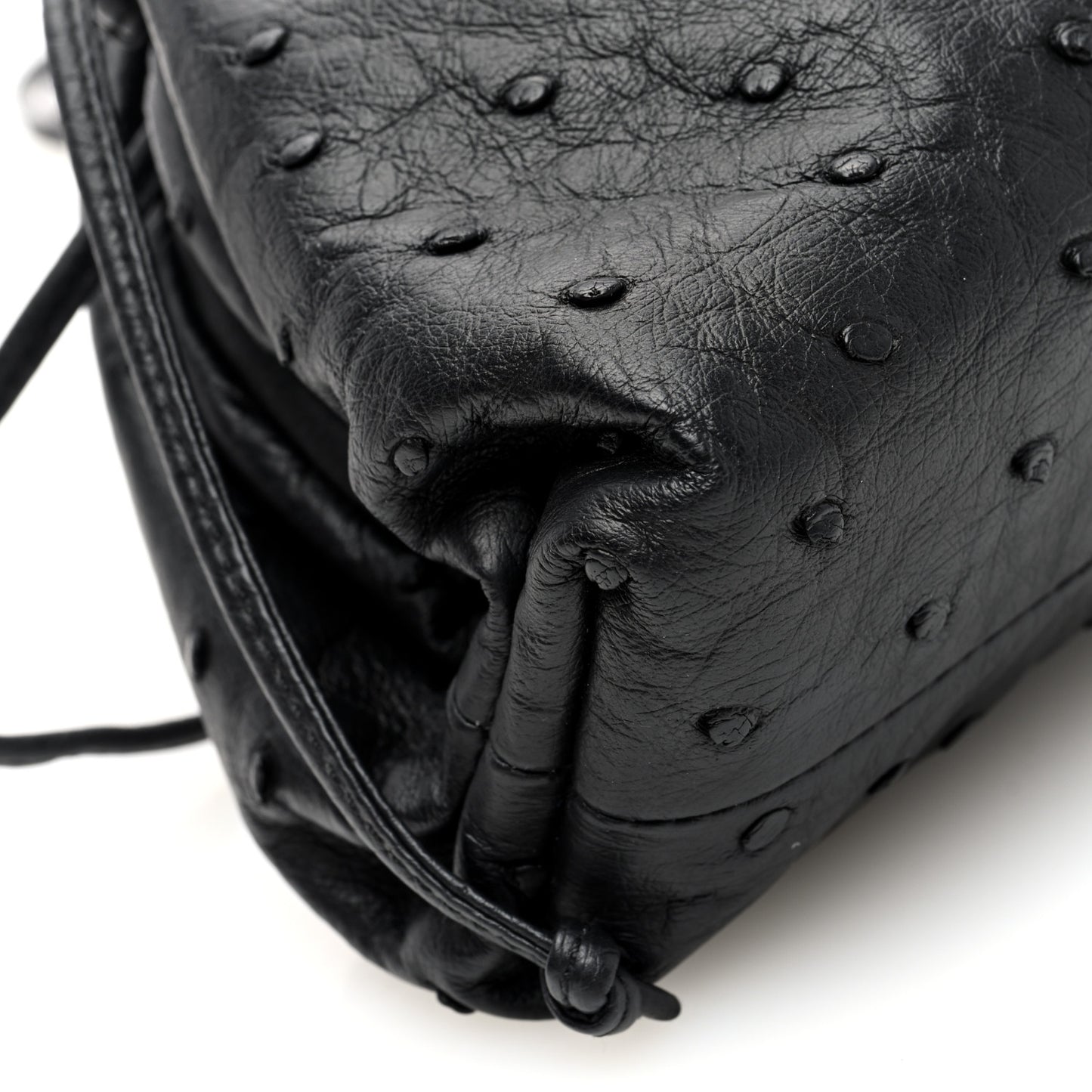 Ostrich The Mini Pouch Black