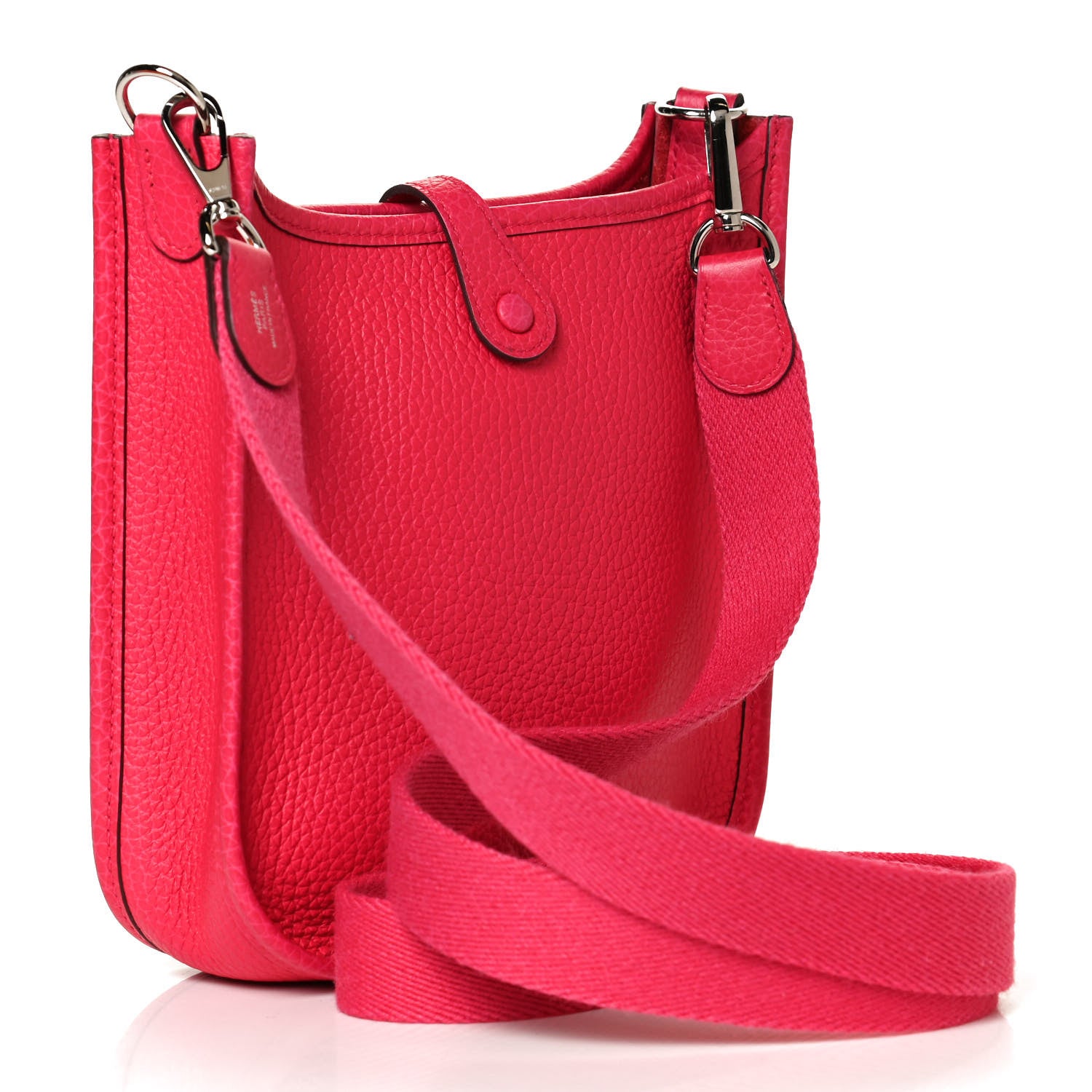 Hermes Taurillon Clemence Evelyne TPM Rose Extreme 2 of 10