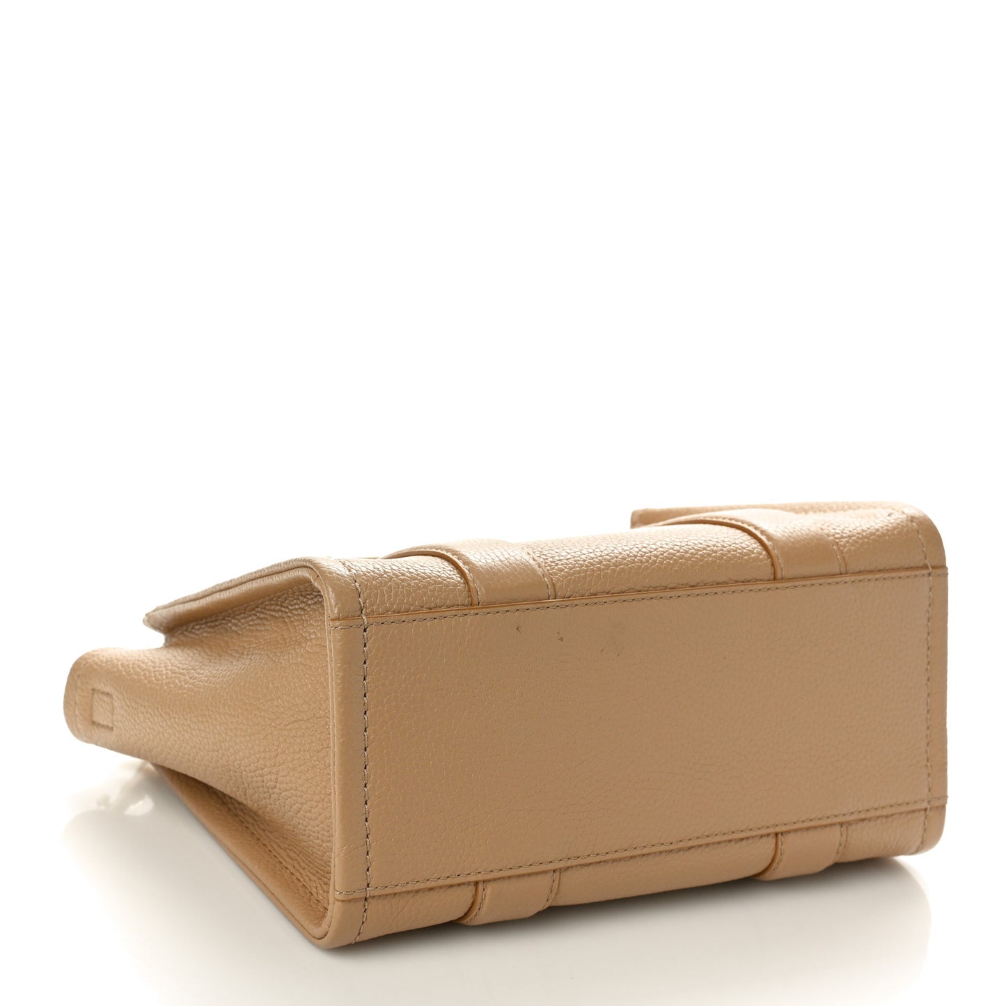 Grained Calfskin Mini The Tote Bag Camel