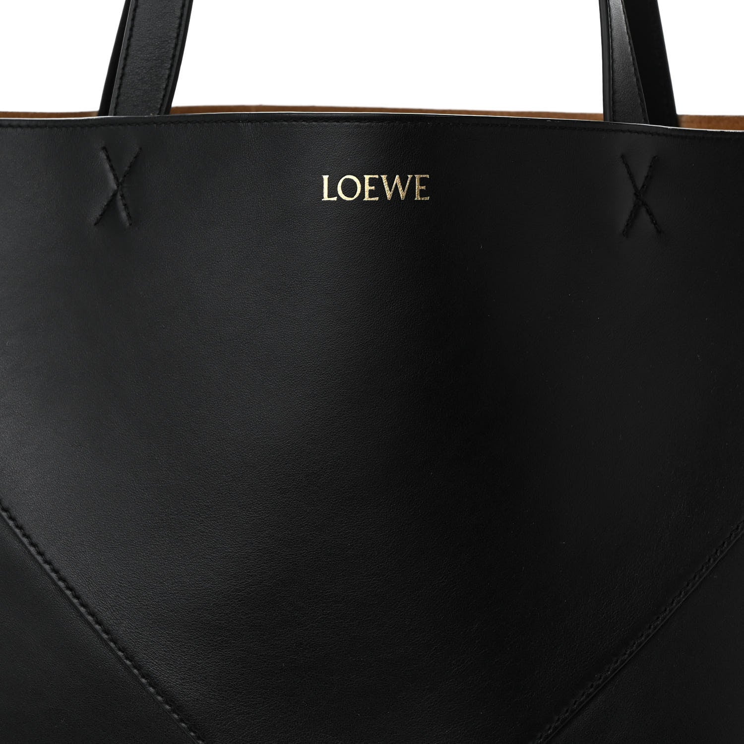 Loewe Shiny Calfskin Large Puzzle Fold Black 8 of 10
