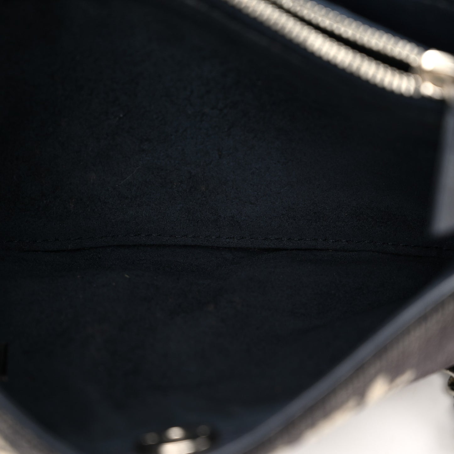 Canvas Deauville Phone Holder Crossbody Dark Blue