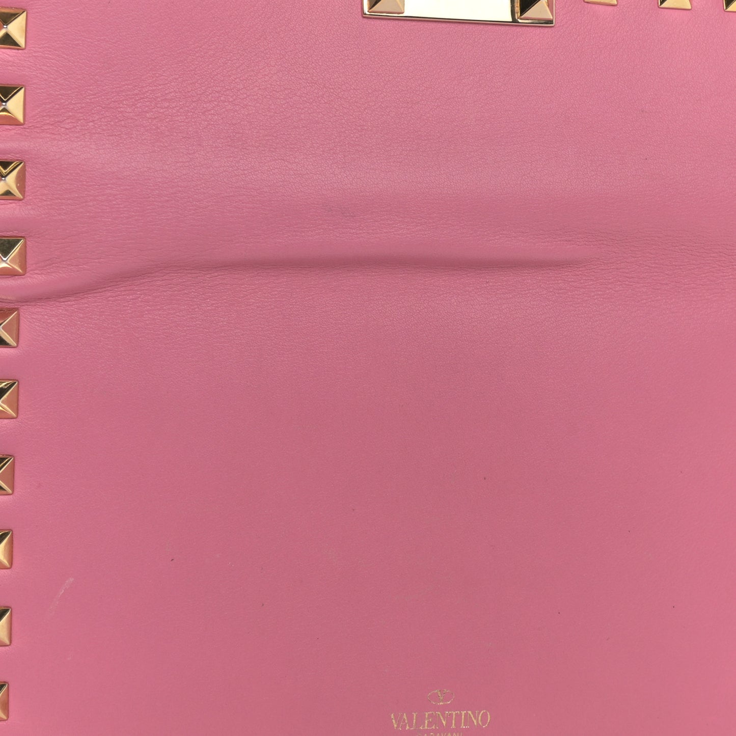 Calfskin Rockstud Flip Lock Wallet Ninphea