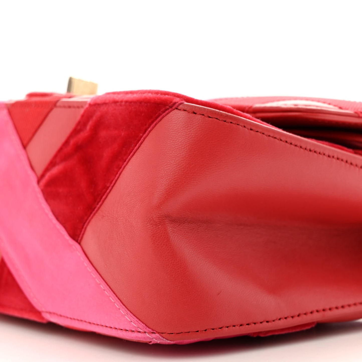Lambskin Velvet Grosgrain Quilted 2.55 Reissue 225 Flap Red