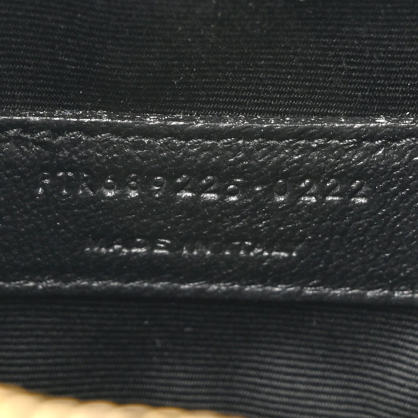 Calfskin Matelasse Chevron Quilted Baby Round Vinyle Belt Bag Black