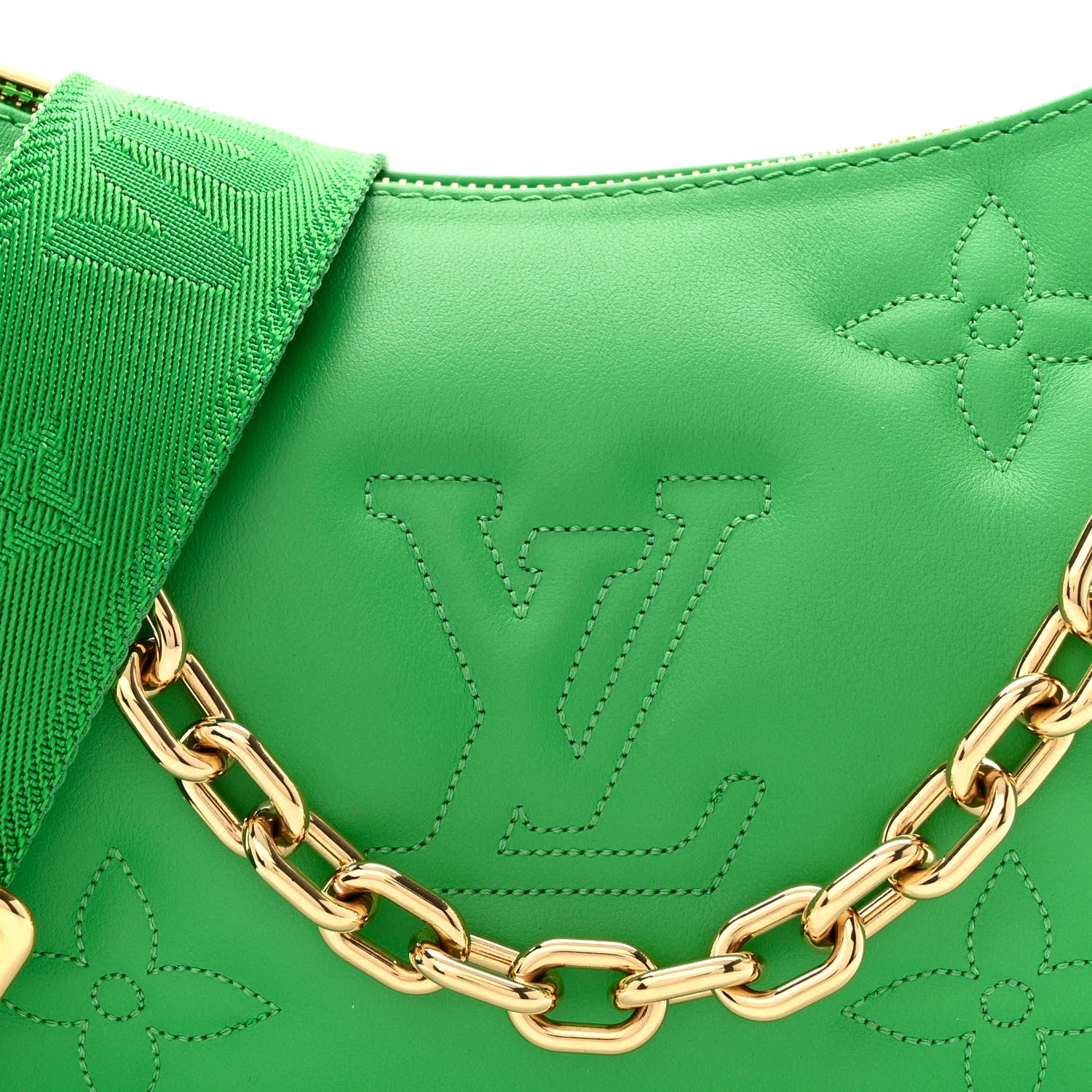 Louis Vuitton Calfskin Bubblegram Over The Moon Basilic 7 of 9