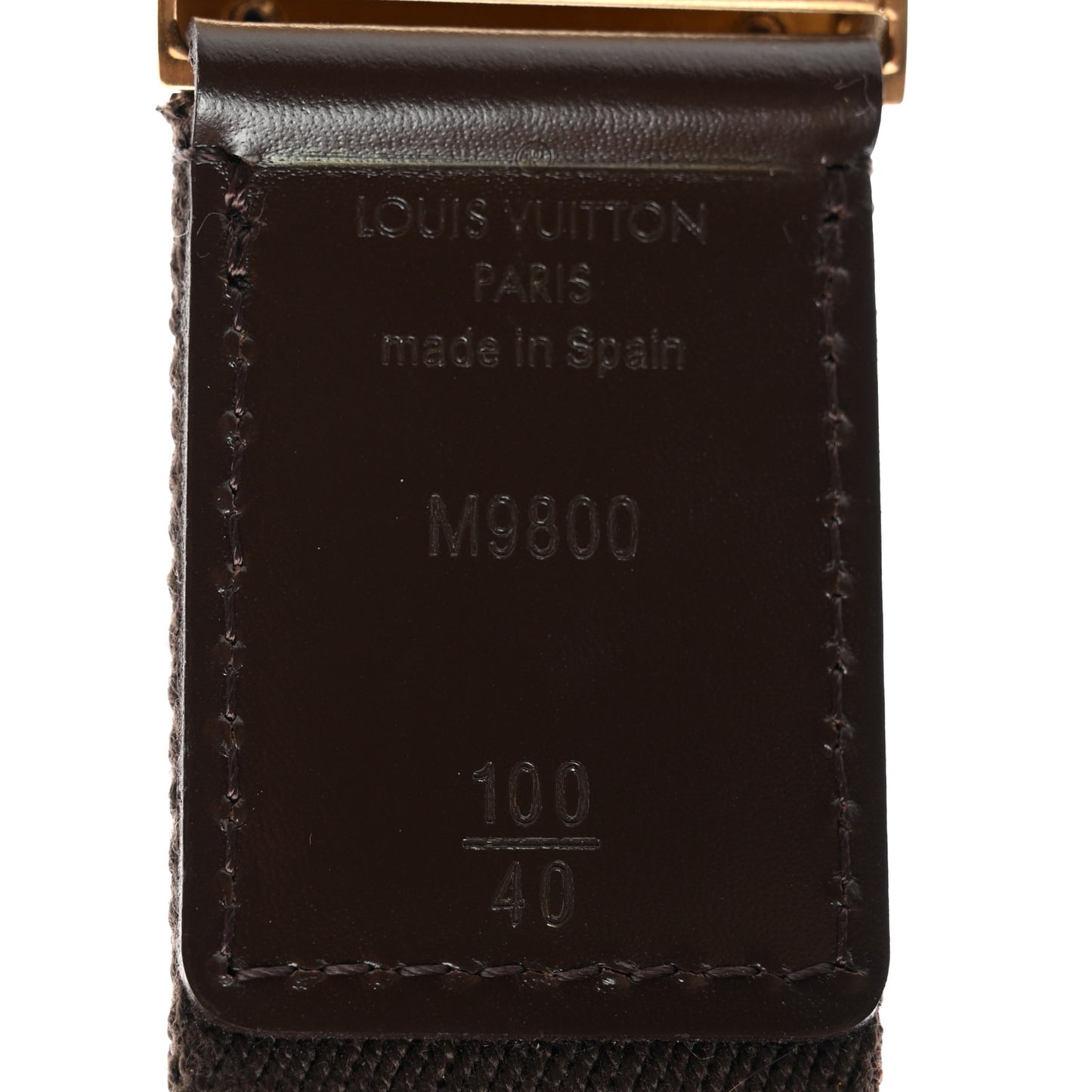 Canvas Bengale Inventeur Belt 100 40 Brown