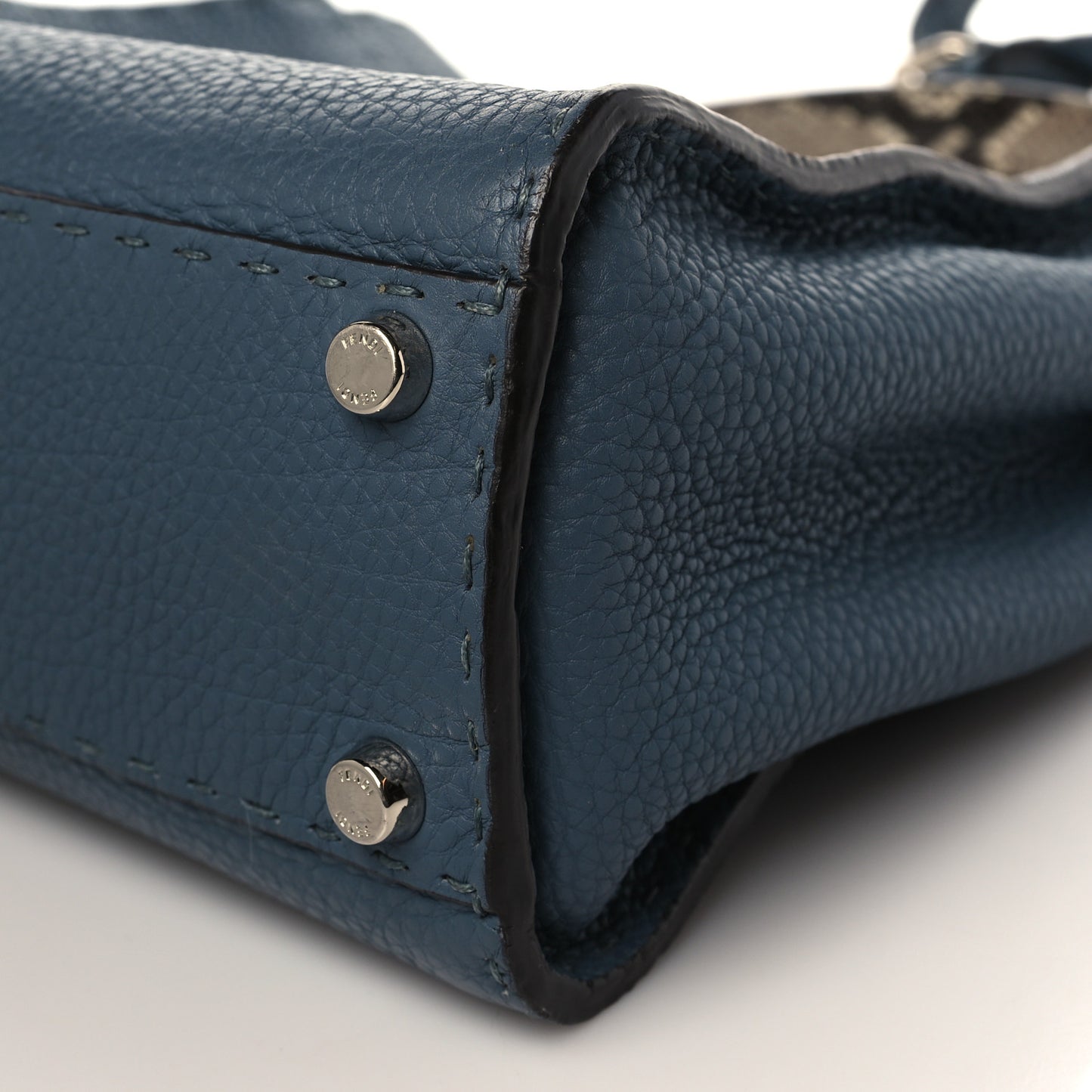 Cuoio Romano Snakeskin Selleria Medium Peekaboo Iconic Satchel Tempesta