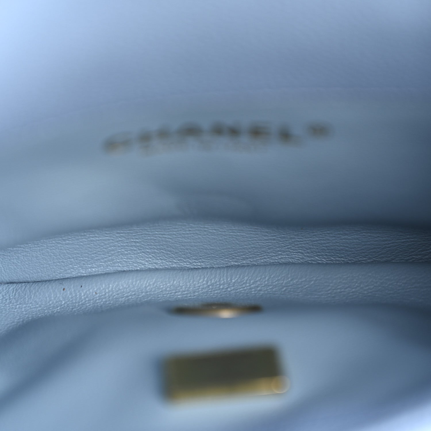 Chanel Shiny Caviar Pick Me Up Flap Belt Bag Light Blue 5 of 12