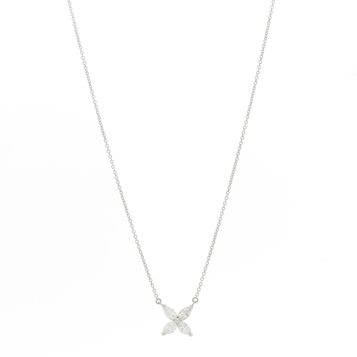 Tiffany Platinum Diamond Large Victoria Necklace 1 of 6