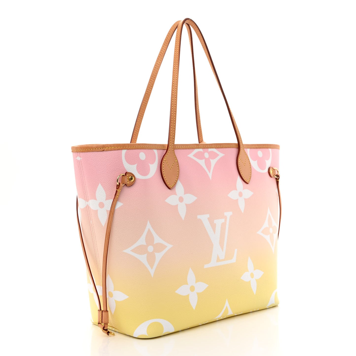 Monogram Giant By The Pool Neverfull MM Light Pink