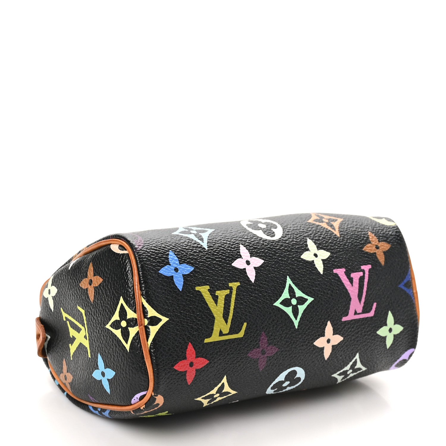 Louis Vuitton Monogram Multicolor Mini Sac HL Speedy Black 4 of 10