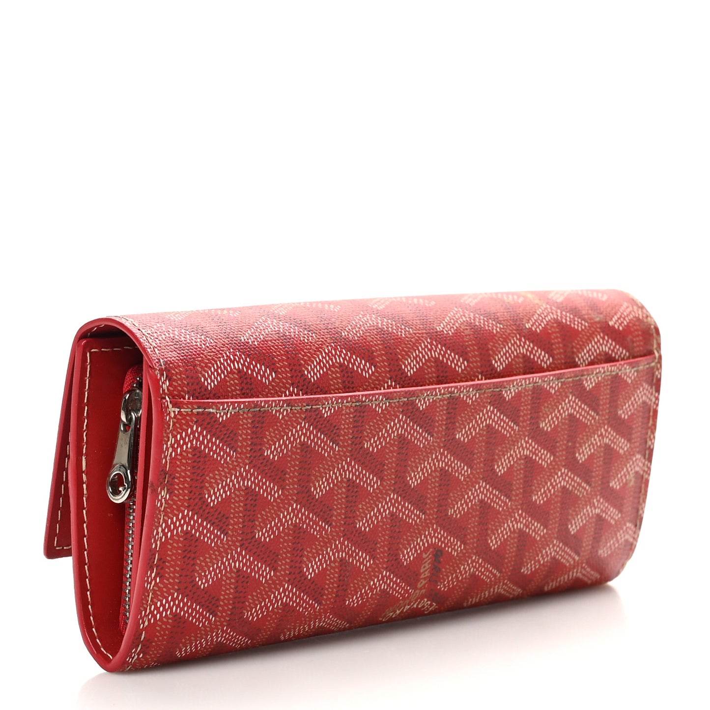 Goyardine Varenne Long Wallet Red