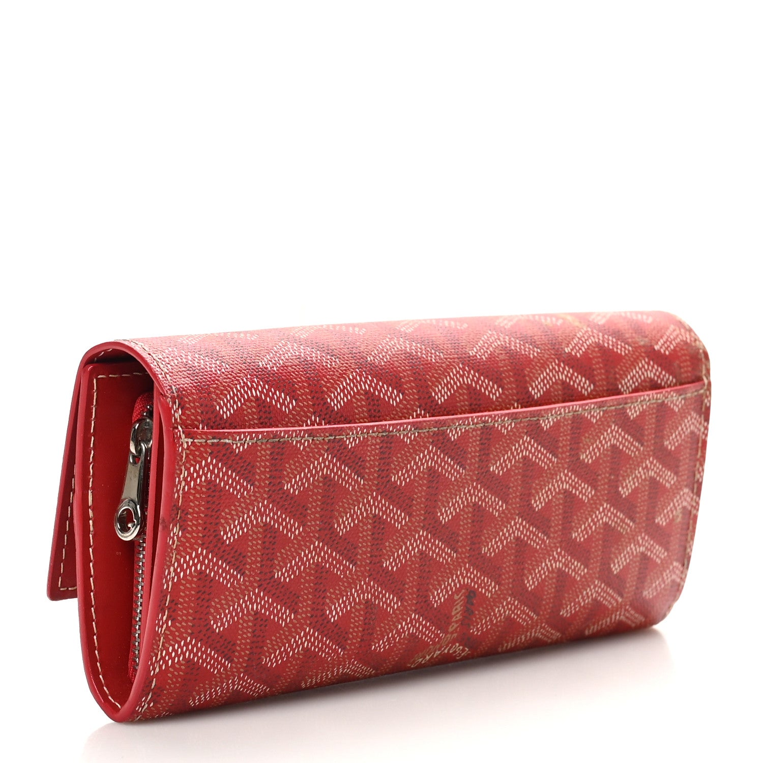 Goyard Goyardine Varenne Long Wallet Red 3 of 8