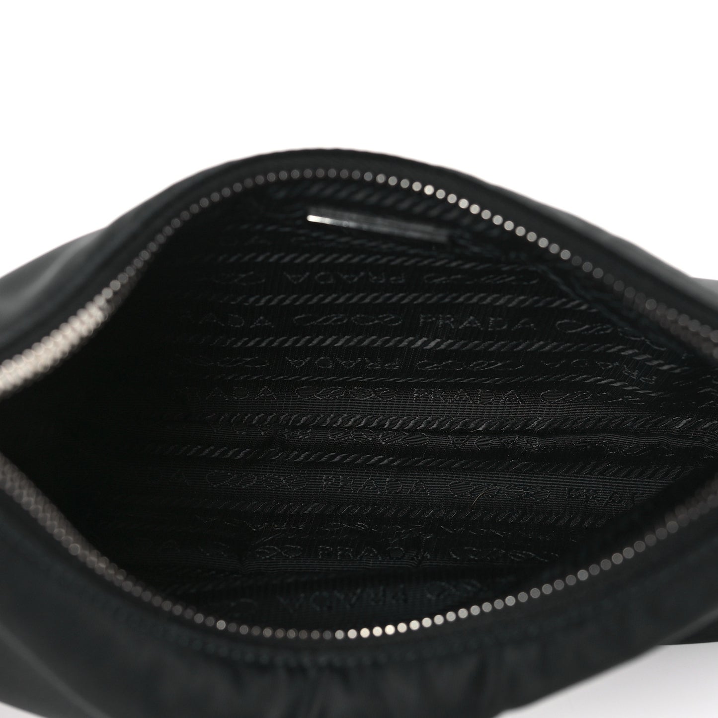 Tessuto Nylon Saffiano Mini Re-Edition 2005 Bag Black