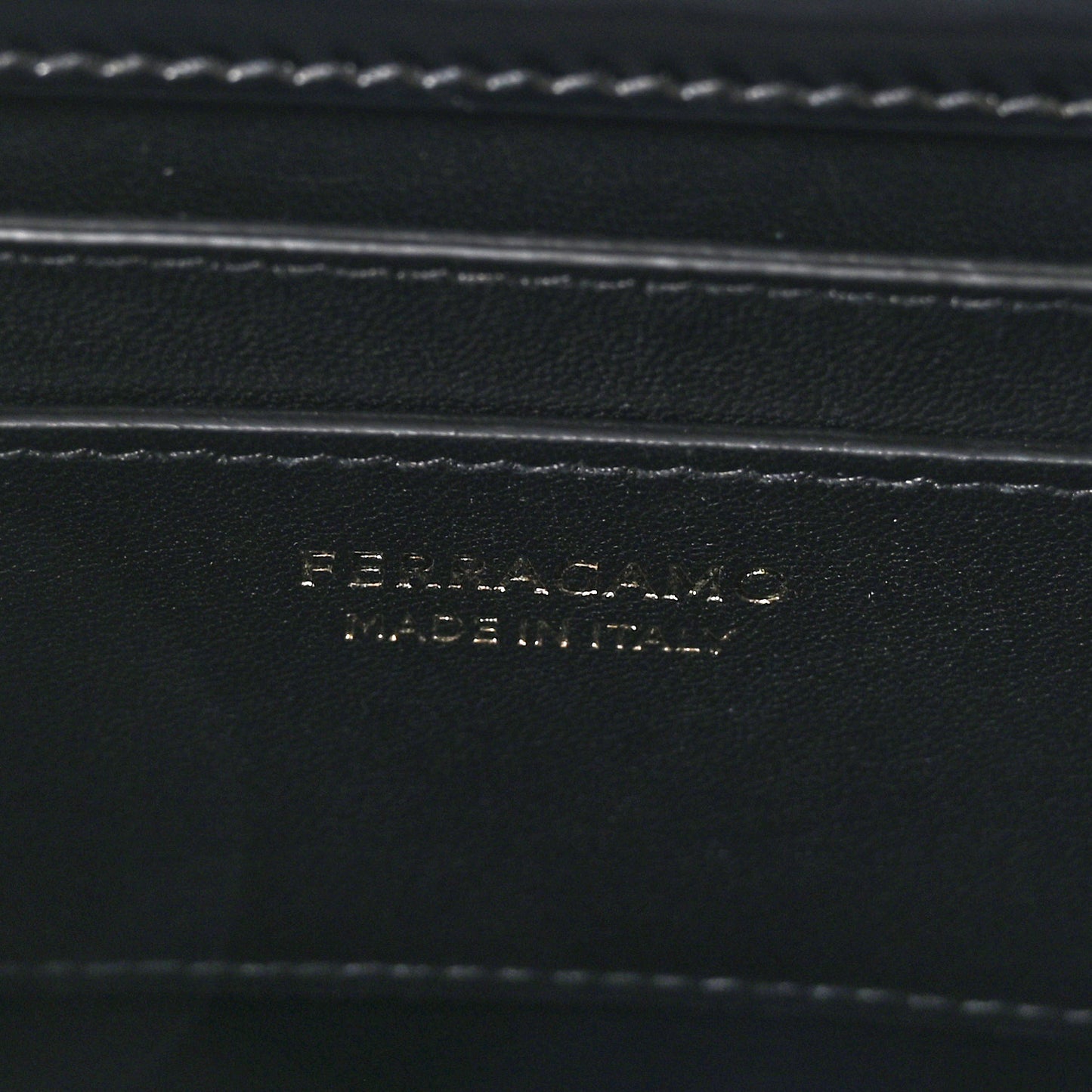 Brushed Calfskin North South Wanda Top Handle Bag Black