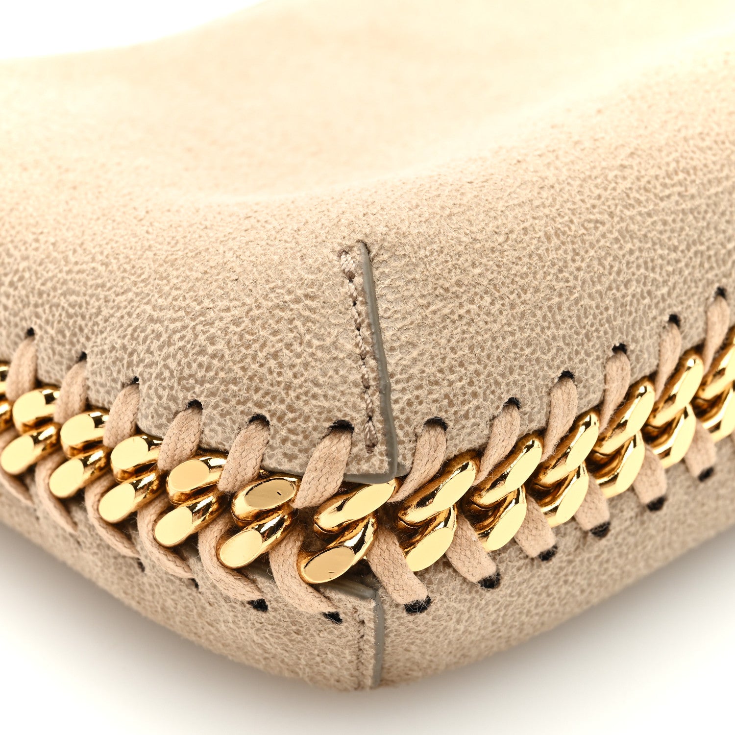Stella McCartney Shaggy Deer Mini Chain Shoulder Bag Taupe 7 of 8