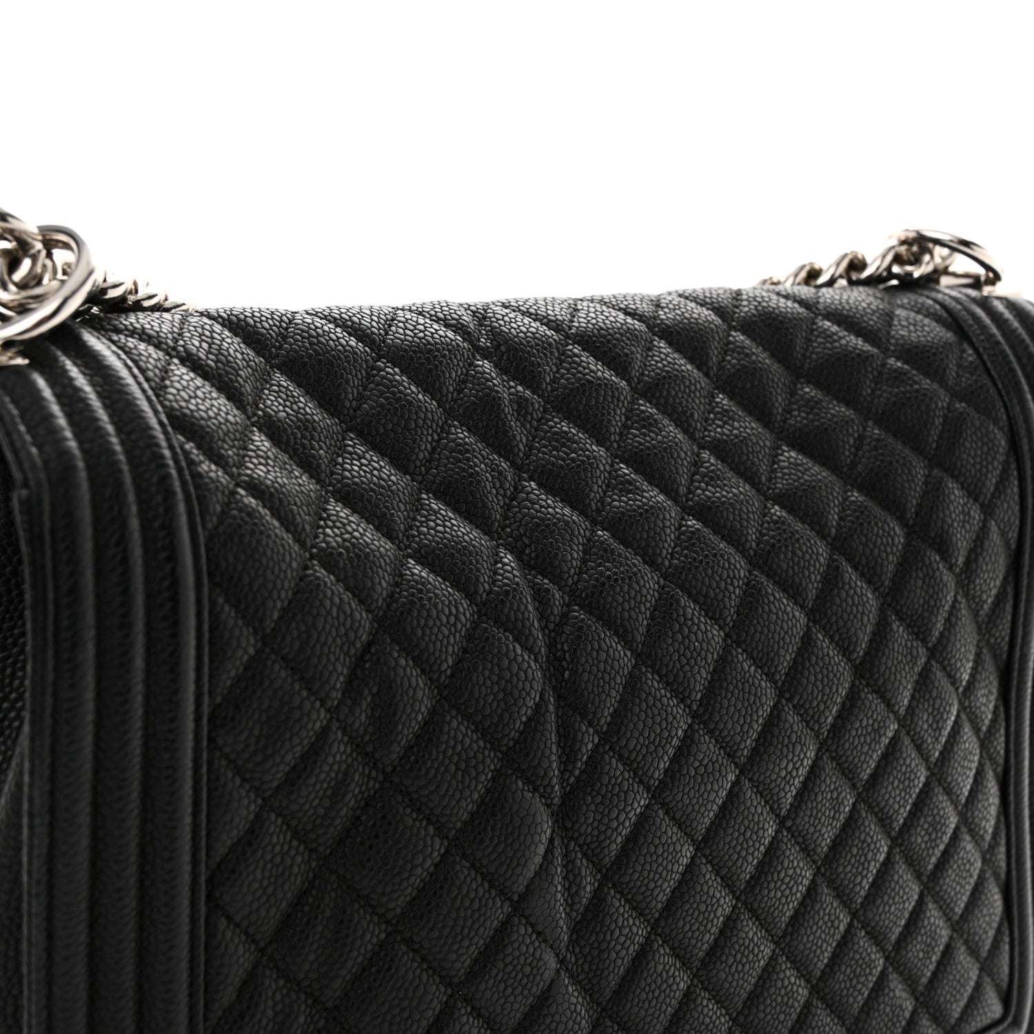 Chanel Caviar Quilted Large Boy Flap Black 14 of 15
