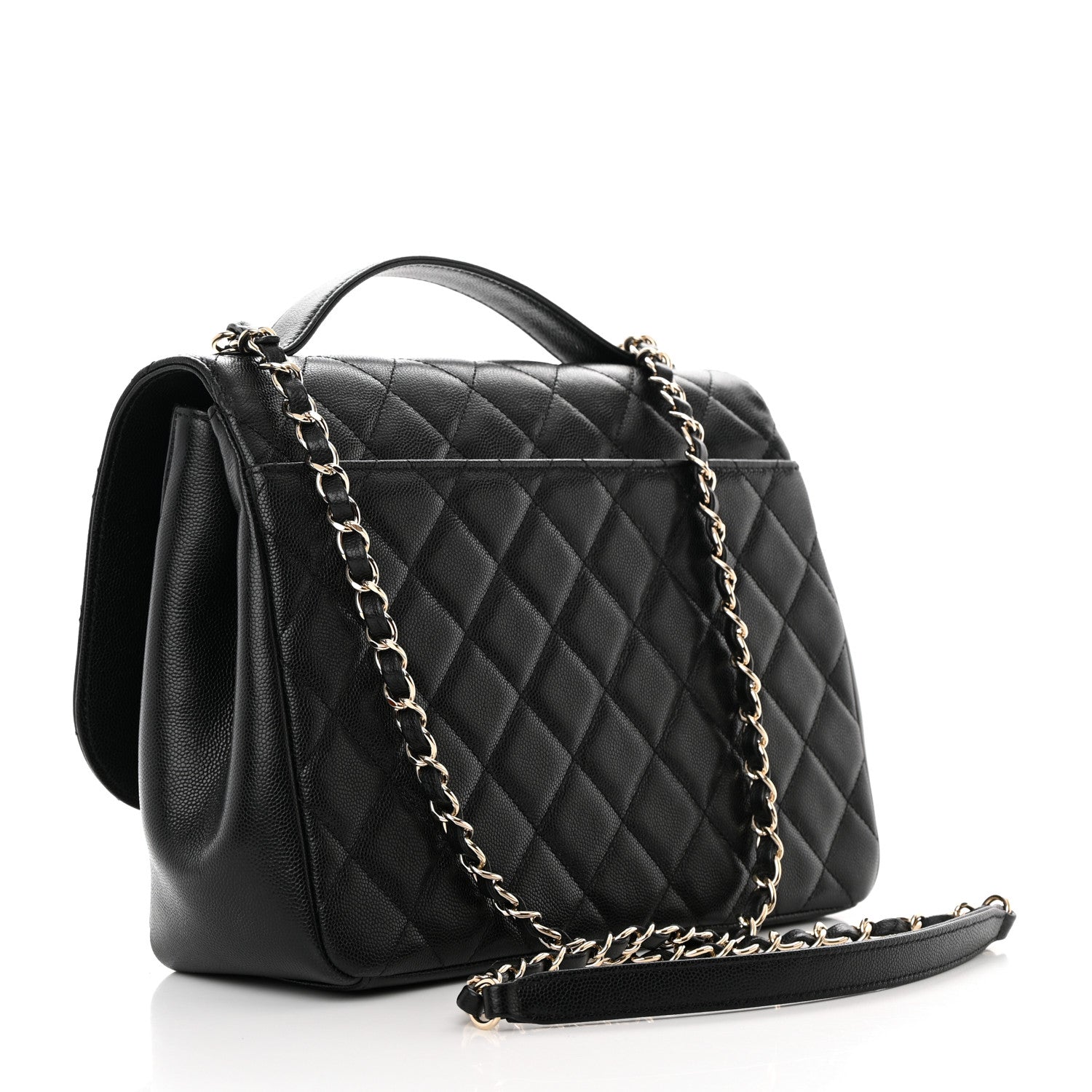 Chanel Caviar Quilted Large Business Affinity Flap Black 2 of 11