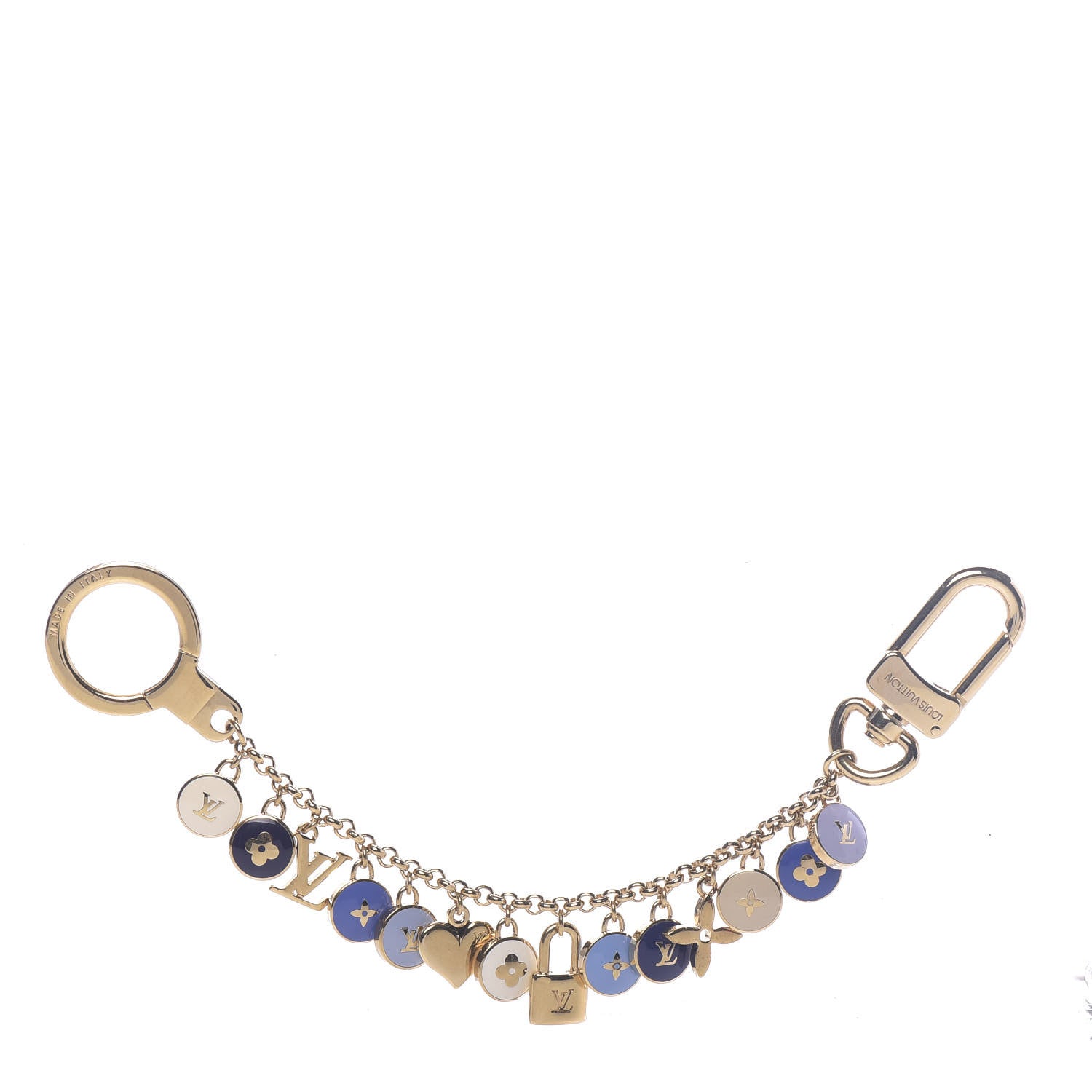 Louis Vuitton Pastilles Key Chain Bag Charm Blue 635253 – FASHIONPHILE