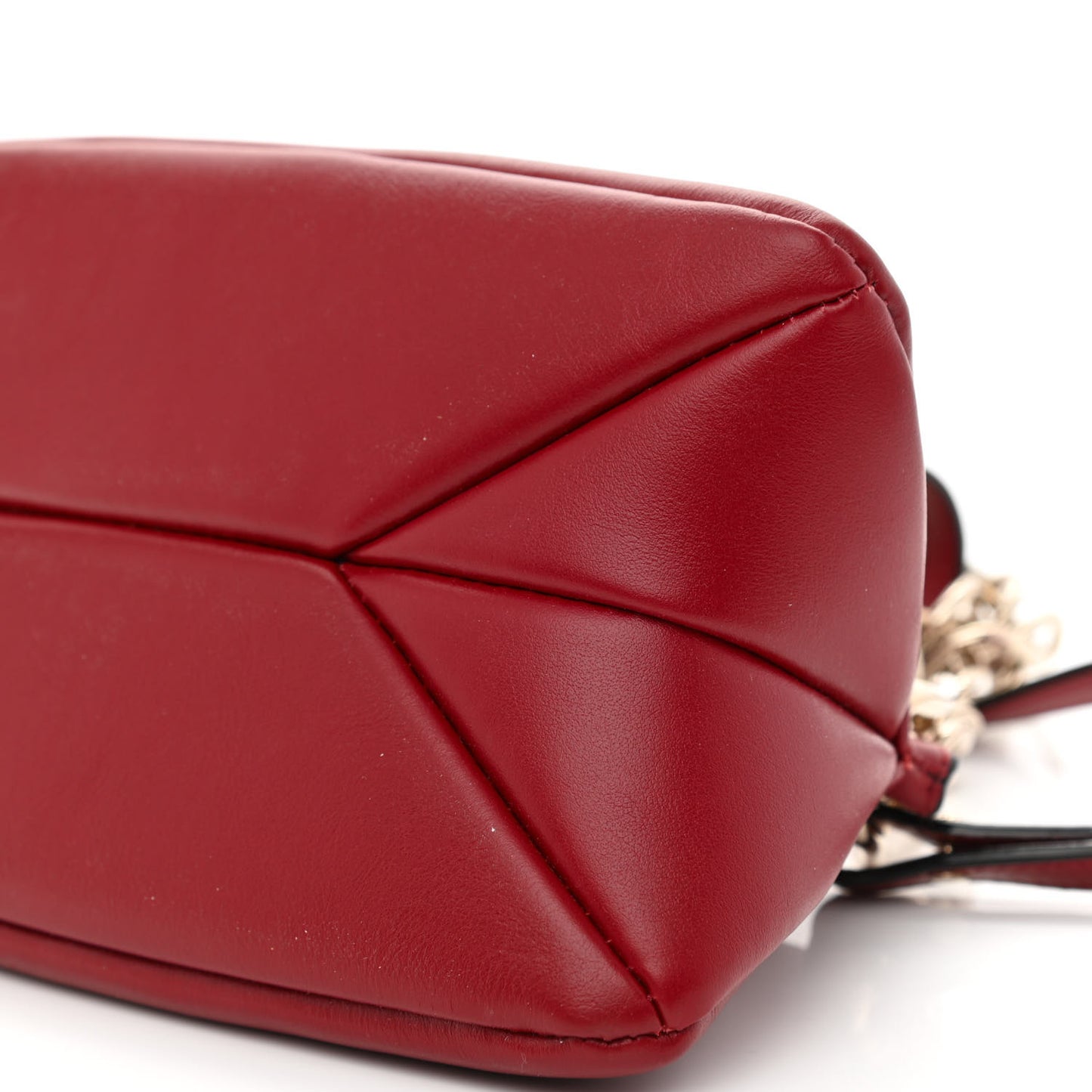 Calfskin Mini Juana Shoulder Bag Red