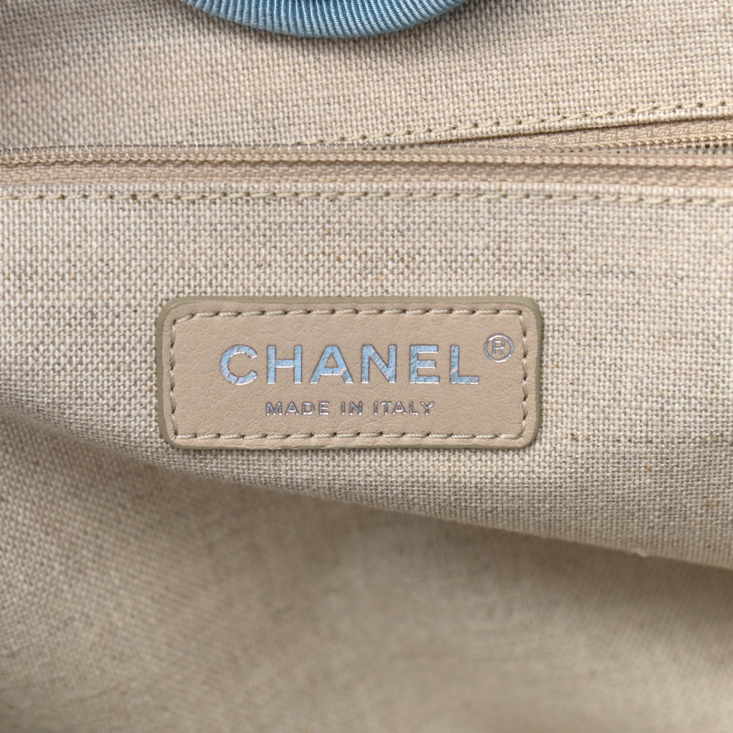 Mixed Fibers Small Deauville Tote Light Blue