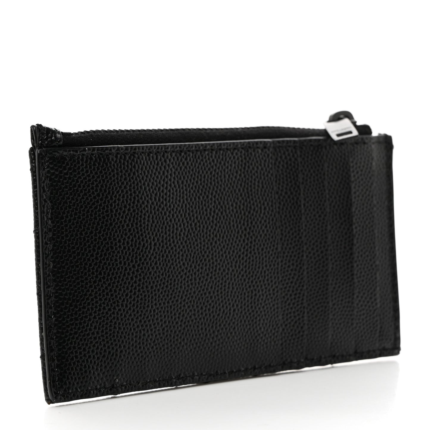 Monogram Grain de Poudre 5 Fragments Zip Pouch Card Holder Black