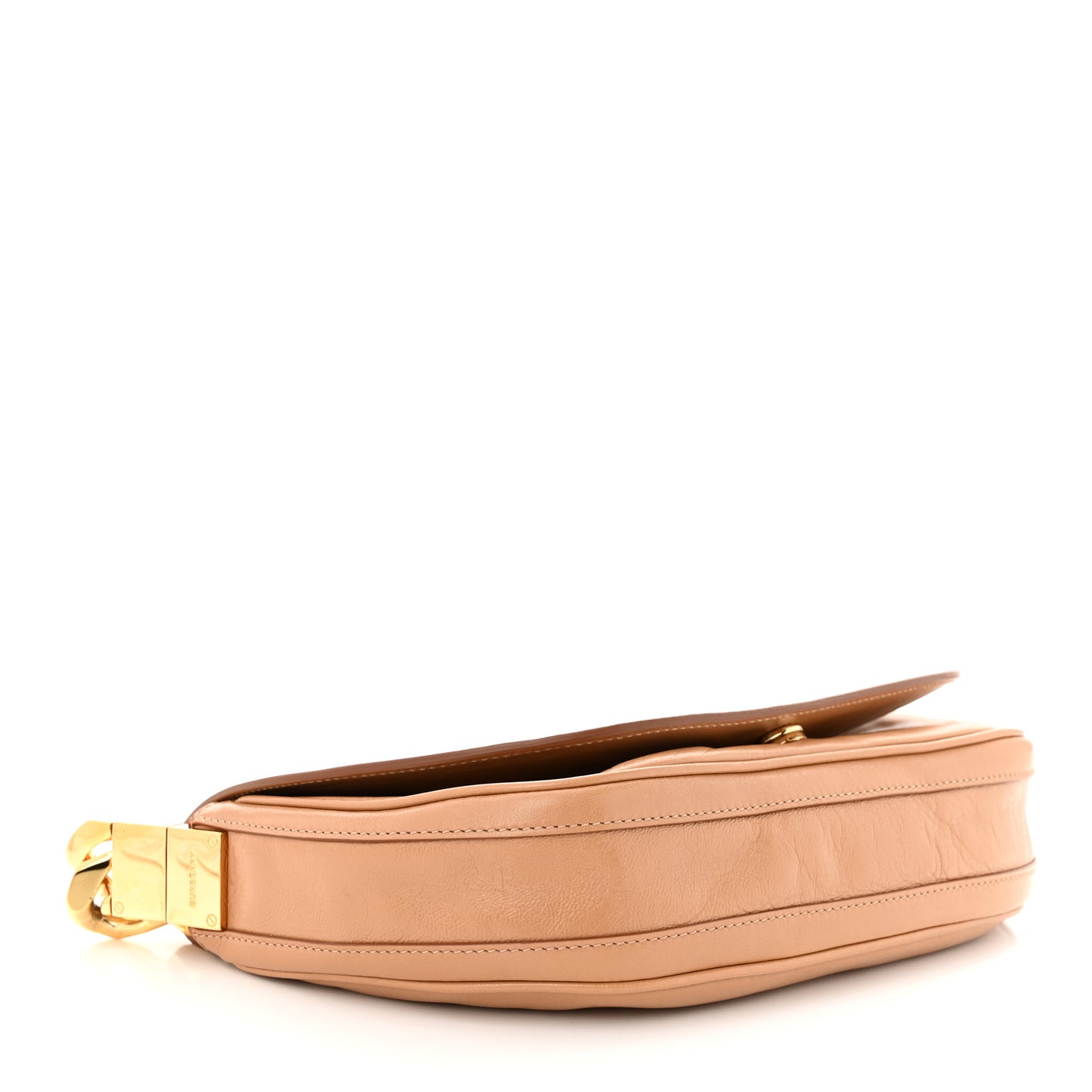 Lambskin Small Olympia Shoulder Bag Tan