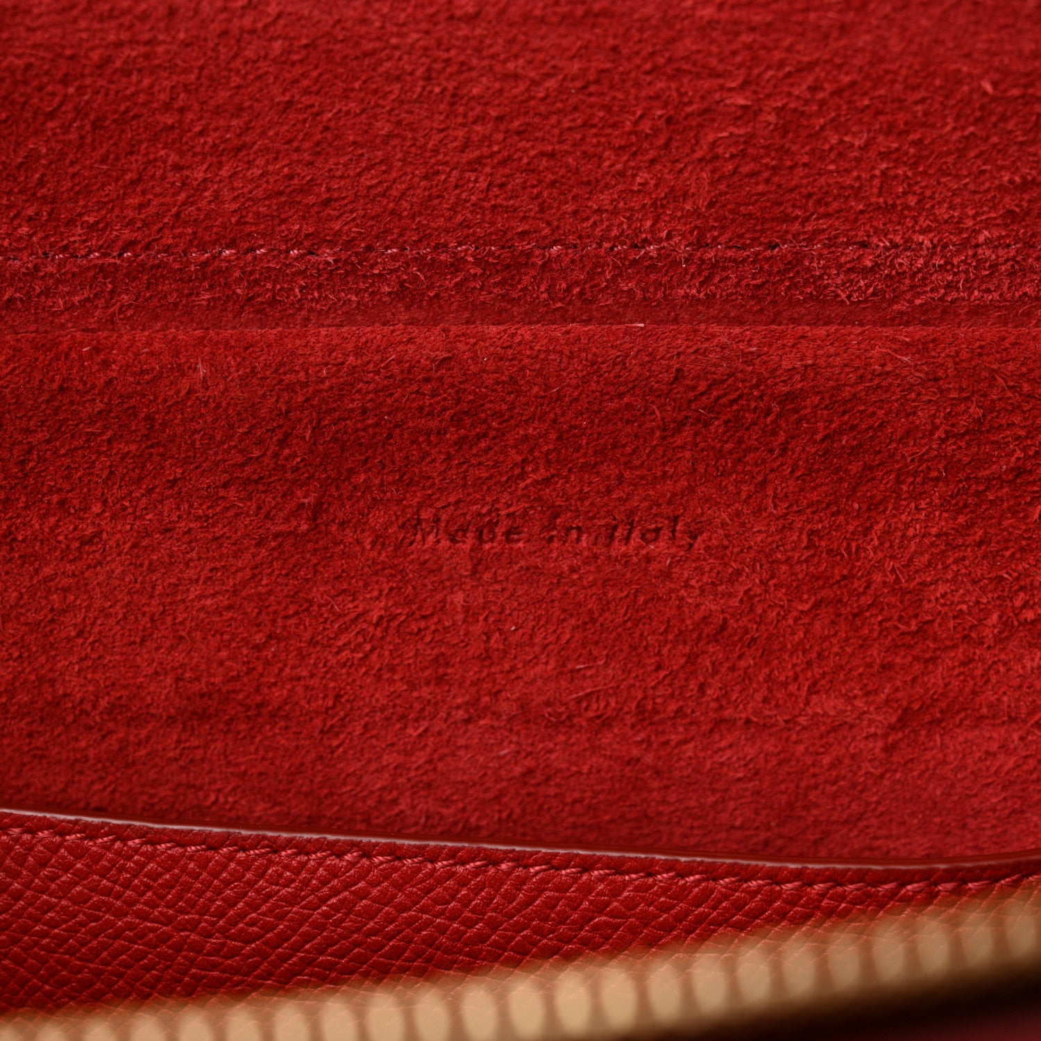 Celine Baby Grained Calfskin Micro Belt Bag Coquelicot 7 of 14
