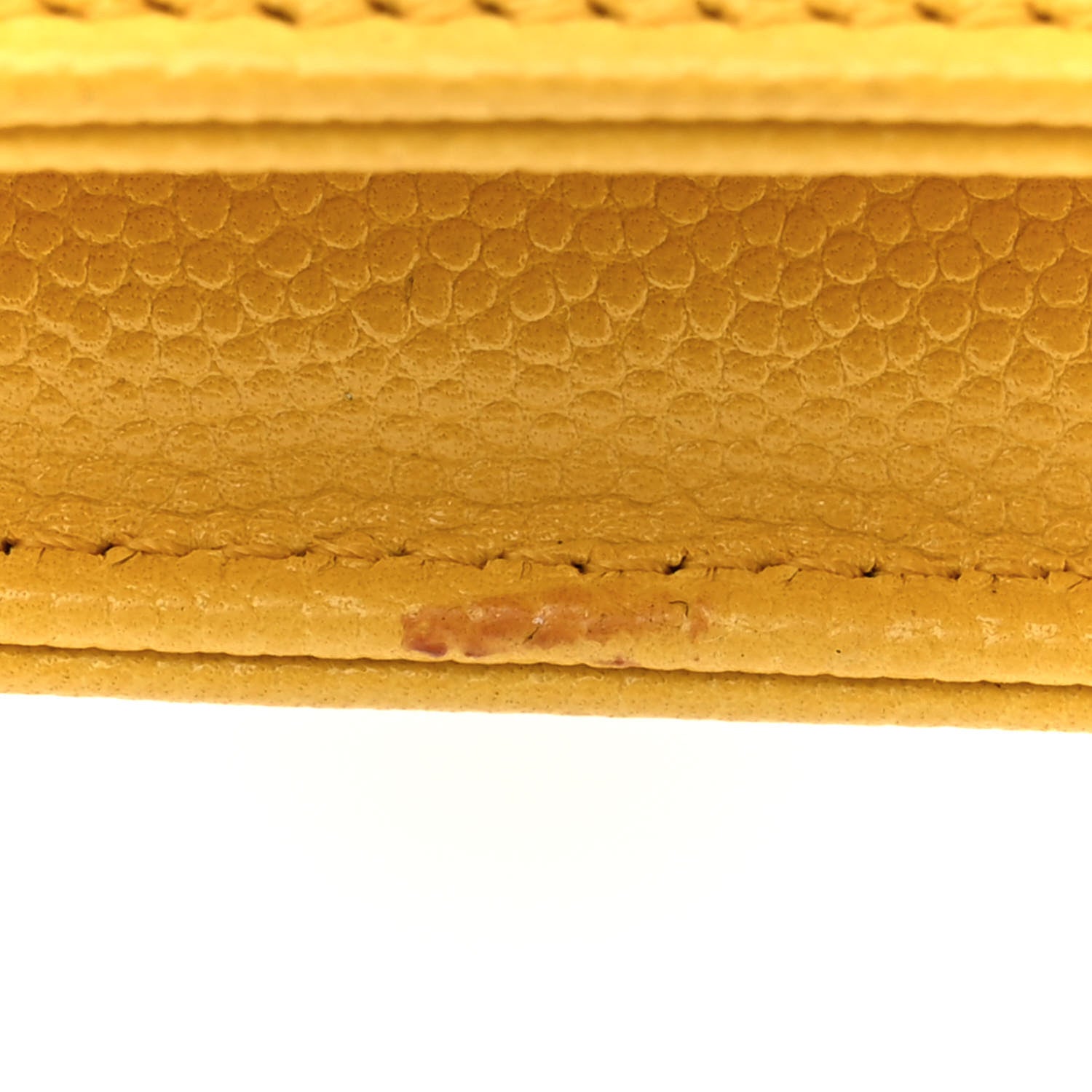 Chanel Caviar Sevruga Wallet on Chain WOC Yellow 13 of 15