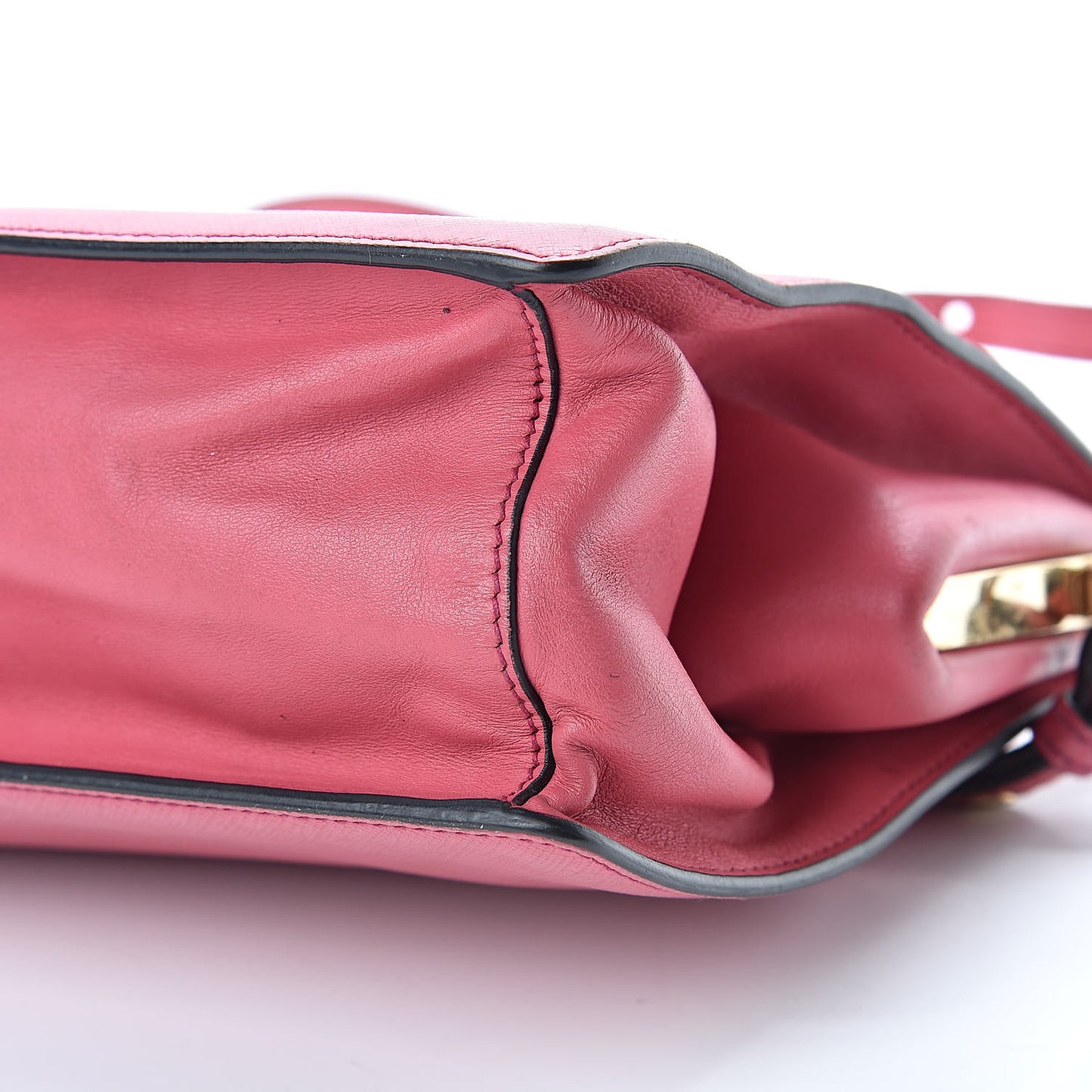 Saffiano City Calf Light Frame Bag Peonia