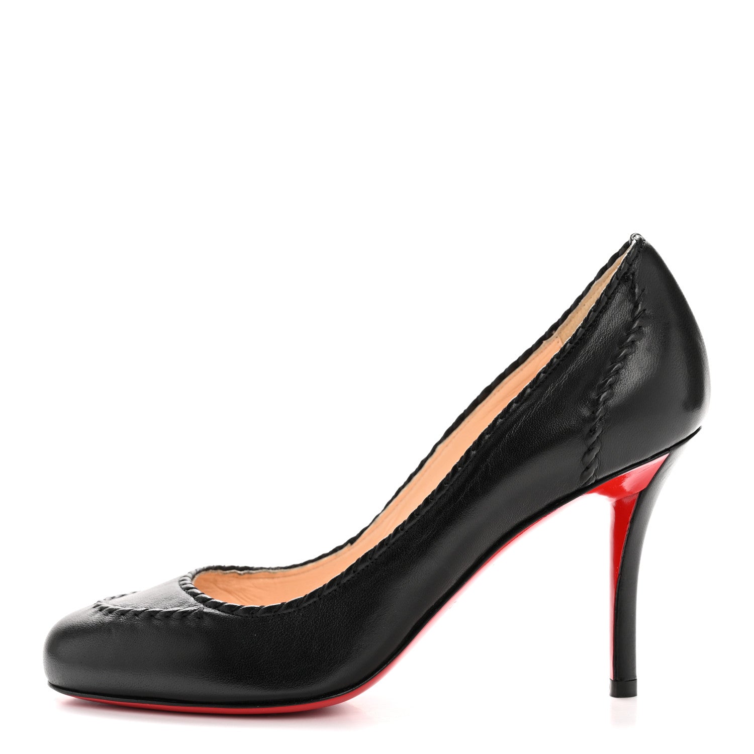 Christian Louboutin Shiny Nappa Marpelissimo 85 Pumps 36 Black