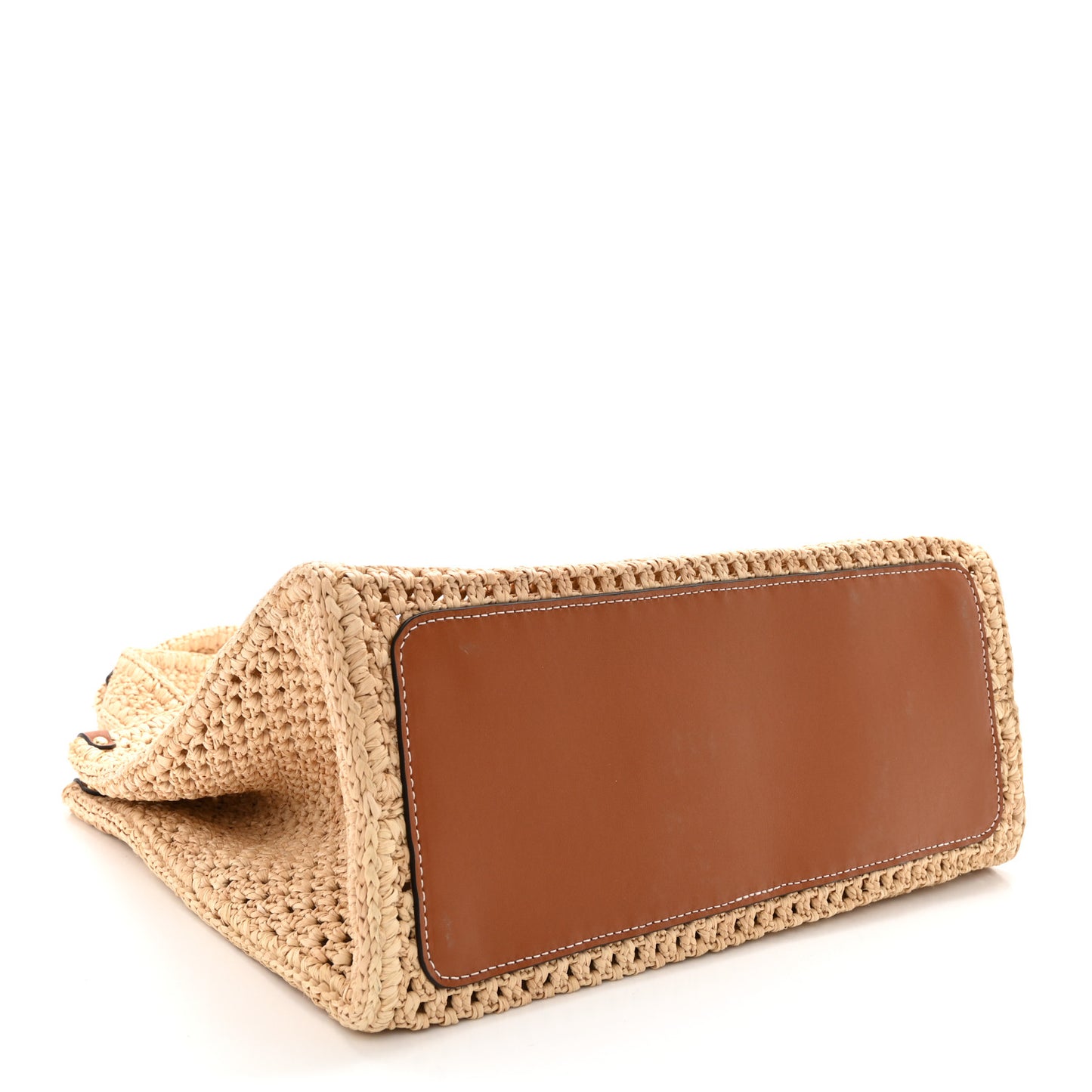 Raffia Calfskin By The Pool OnTheGo MM Natural