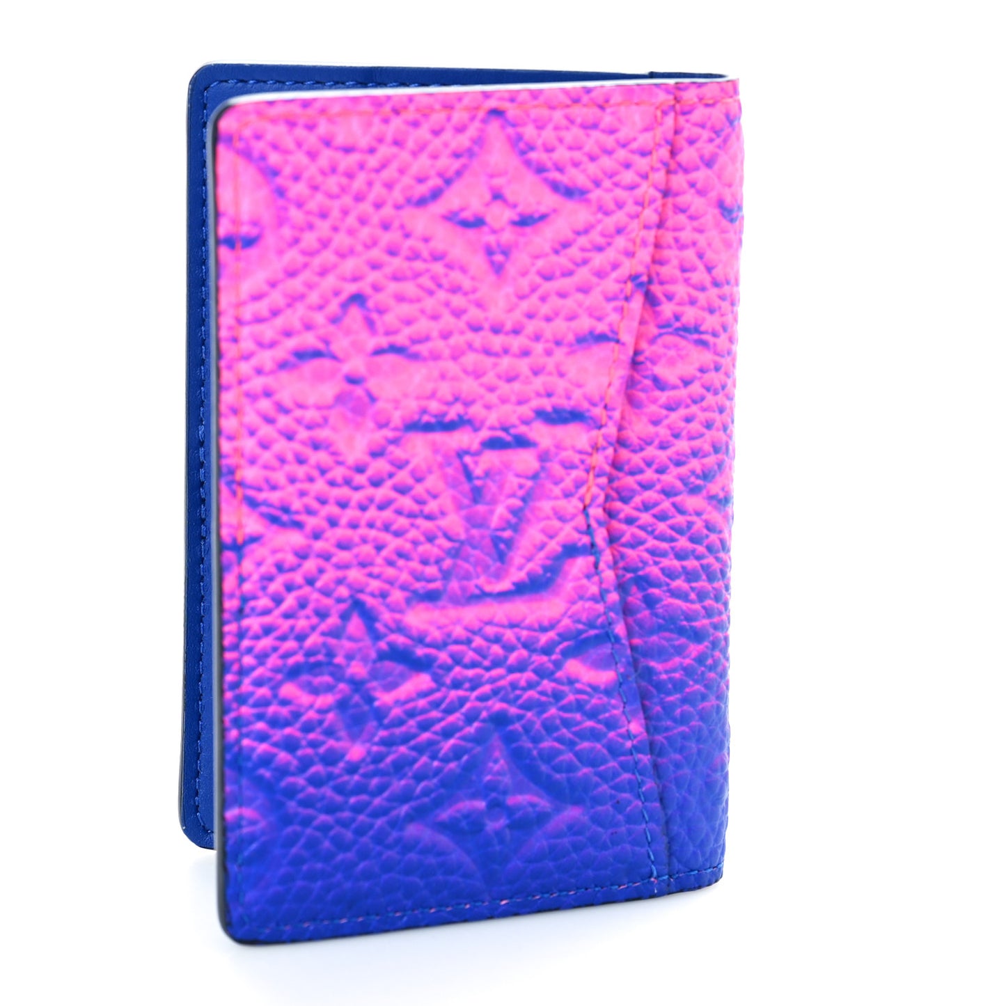 Taurillon Illusion Pocket Organizer Bleu Rose